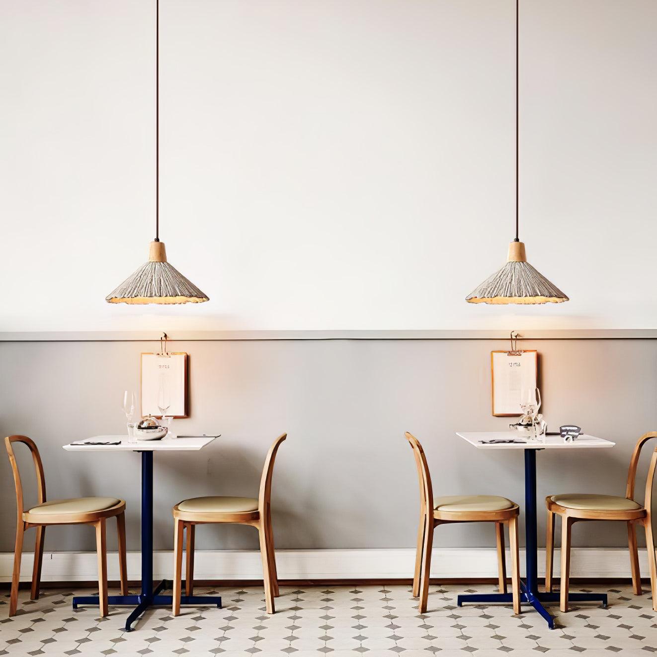 Lirixon Pendant Lamp Concrete Pleated