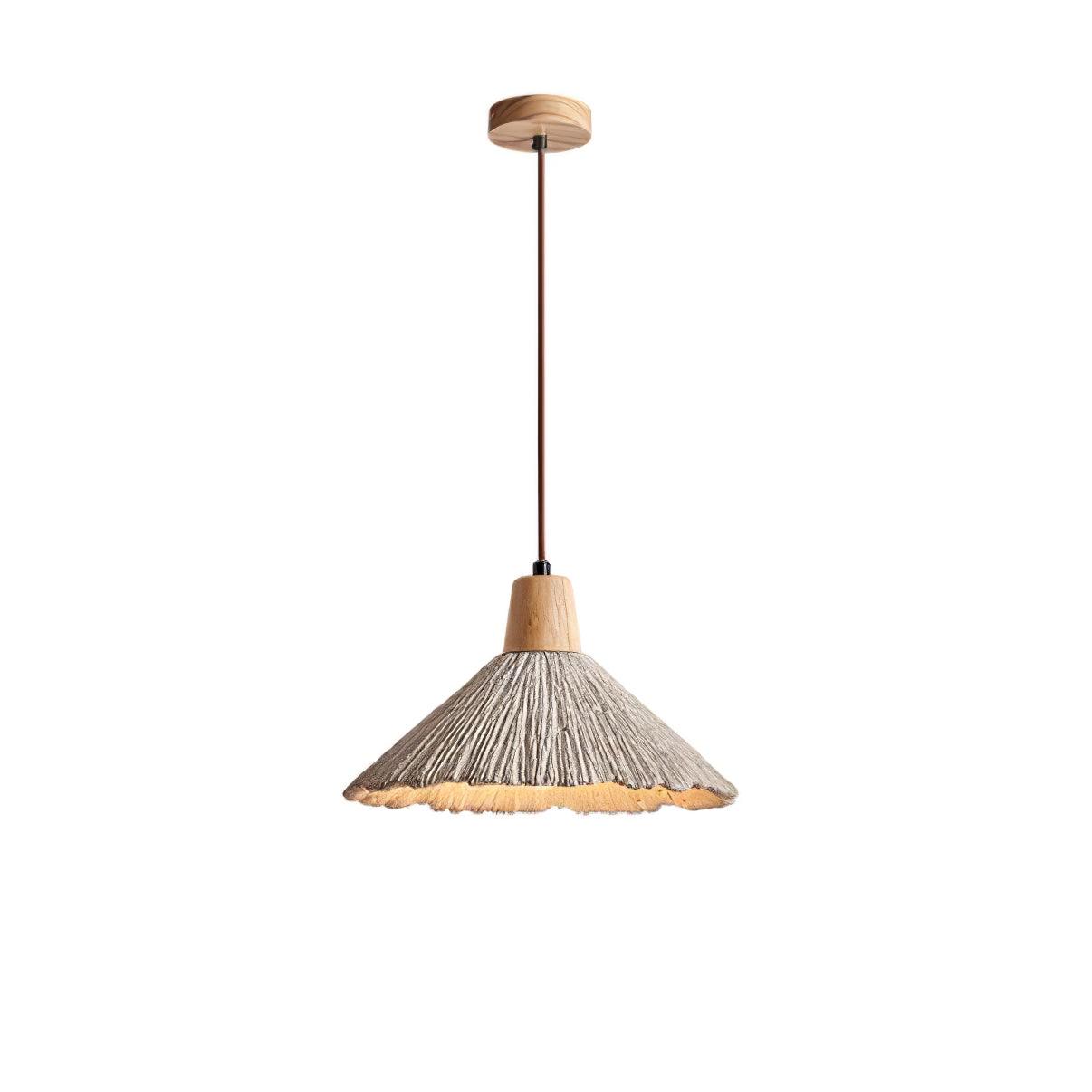 Lirixon Pendant Lamp Concrete Pleated