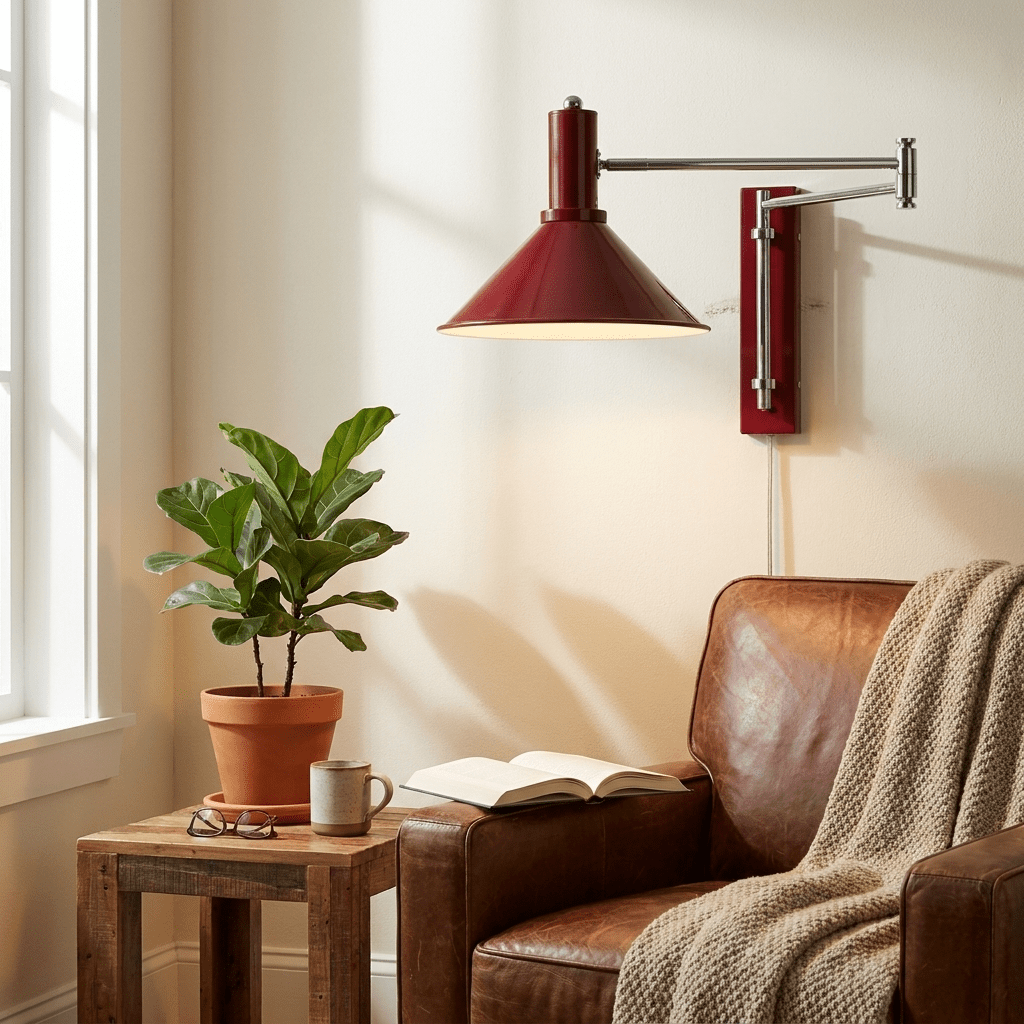 Cone Swing Arm Wall Sconce