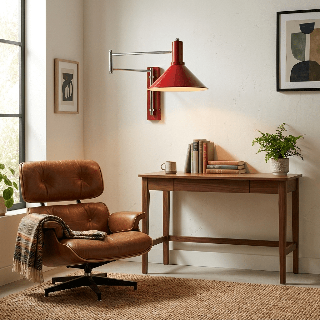 Cone Swing Arm Wall Sconce