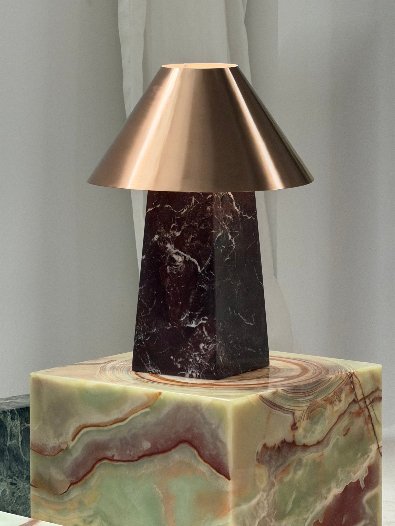 Conic Marble Table Lamp