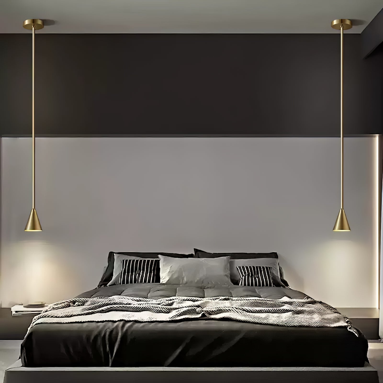 Cutheion Modern Minimalist Brass Pendant Light