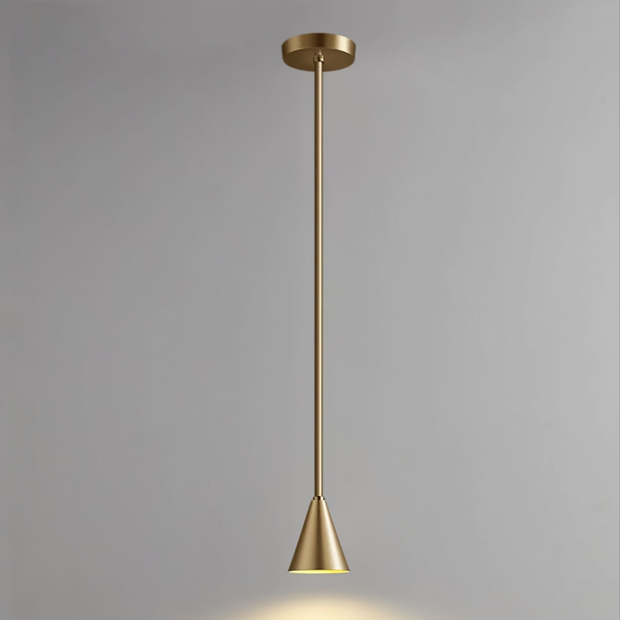 Cutheion Modern Minimalist Brass Pendant Light