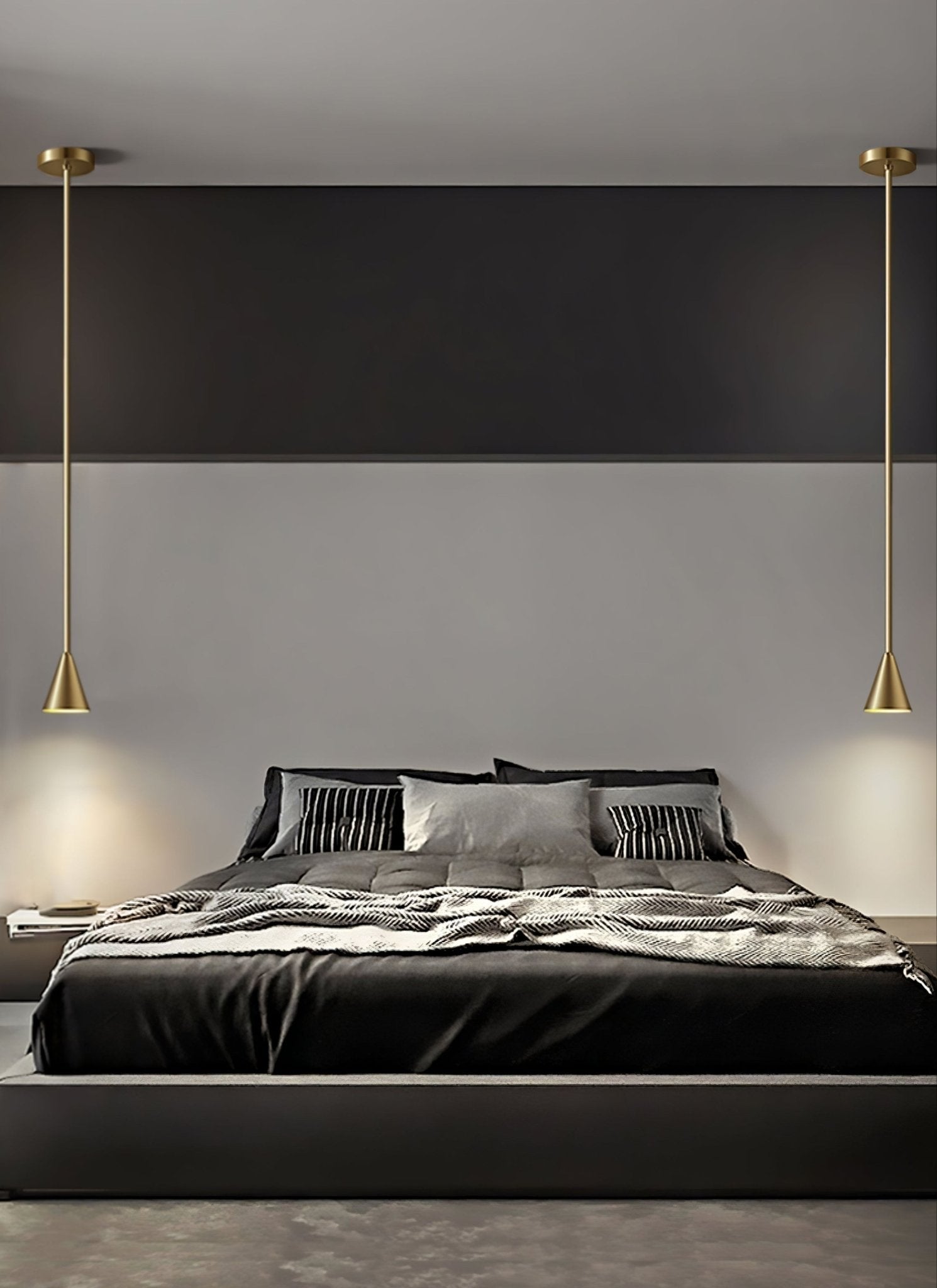Cutheion Modern Minimalist Brass Pendant Light