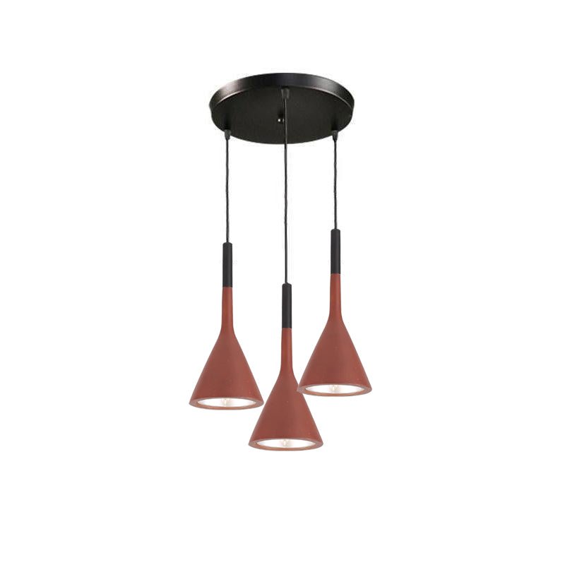 Veyloth Conical Concrete Pendant Light