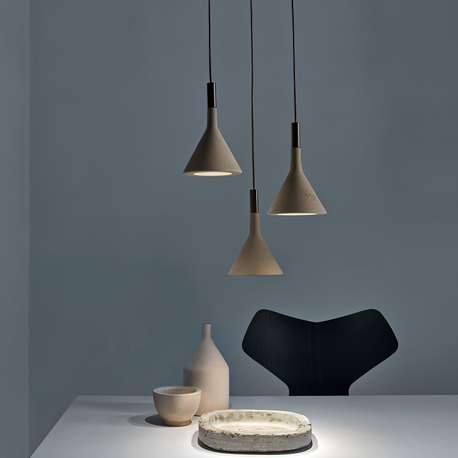 Veyloth Conical Concrete Pendant Light