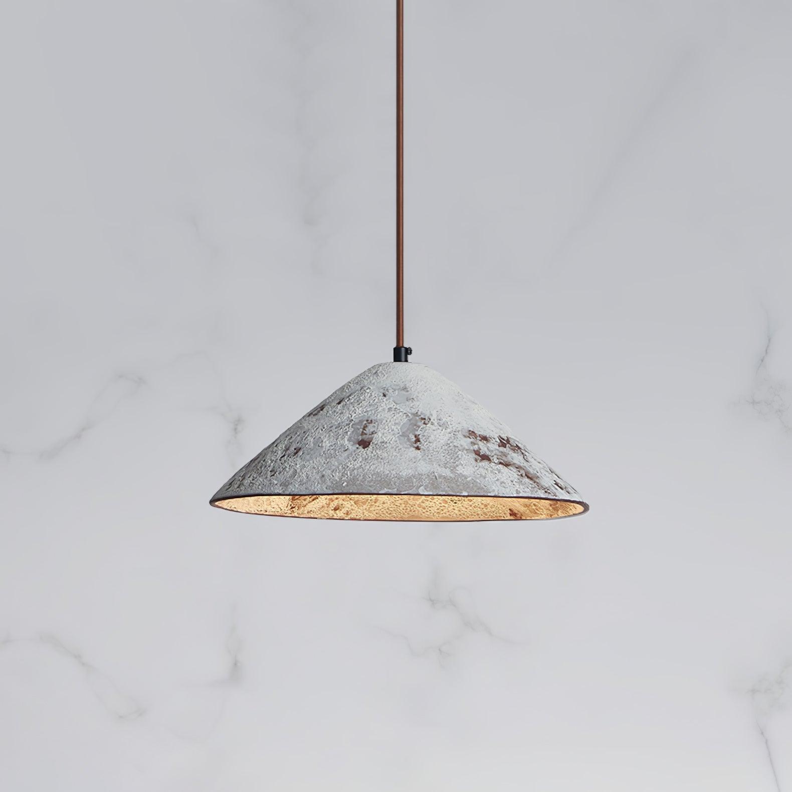 Sura Pendant Lamp Ceramic Cone Rustic Vintage Minimalist