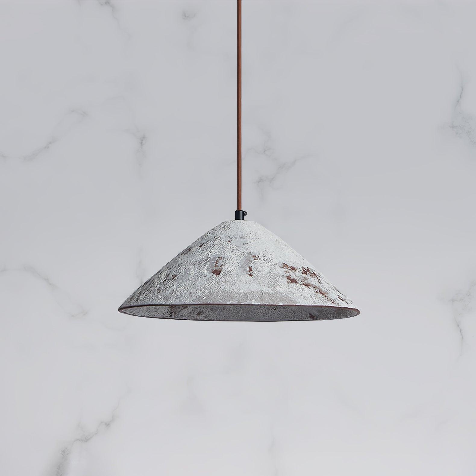 Sura Pendant Lamp Ceramic Cone Rustic Vintage Minimalist