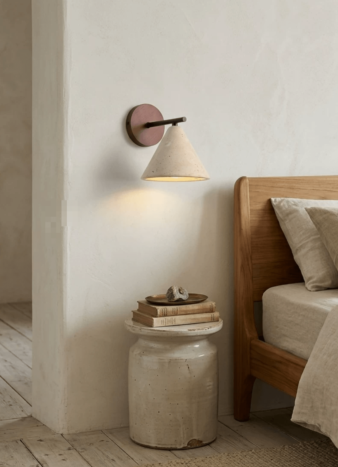 Valorenne Travertine Wall Light