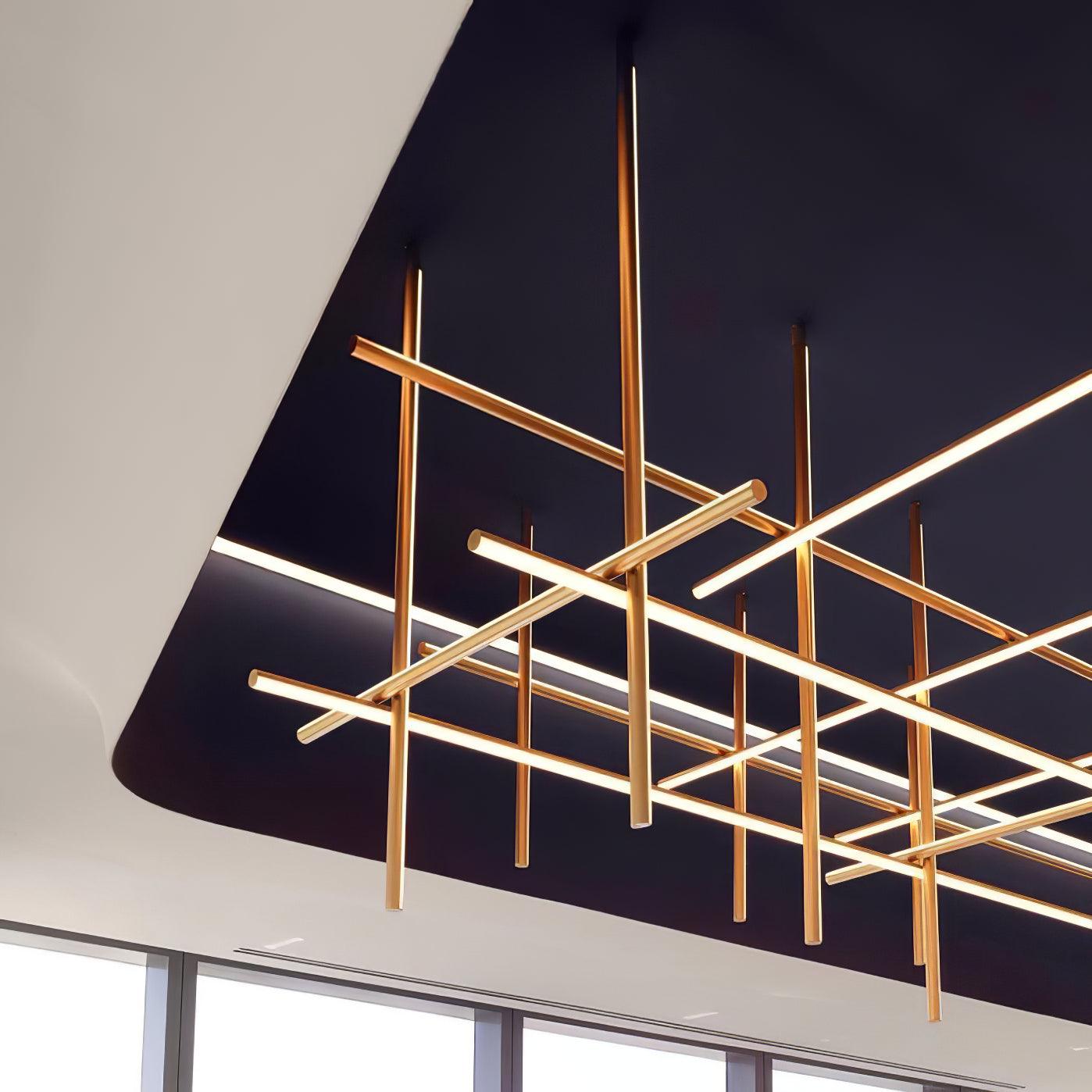 Renorelle Crossbeam Linear Chandelier