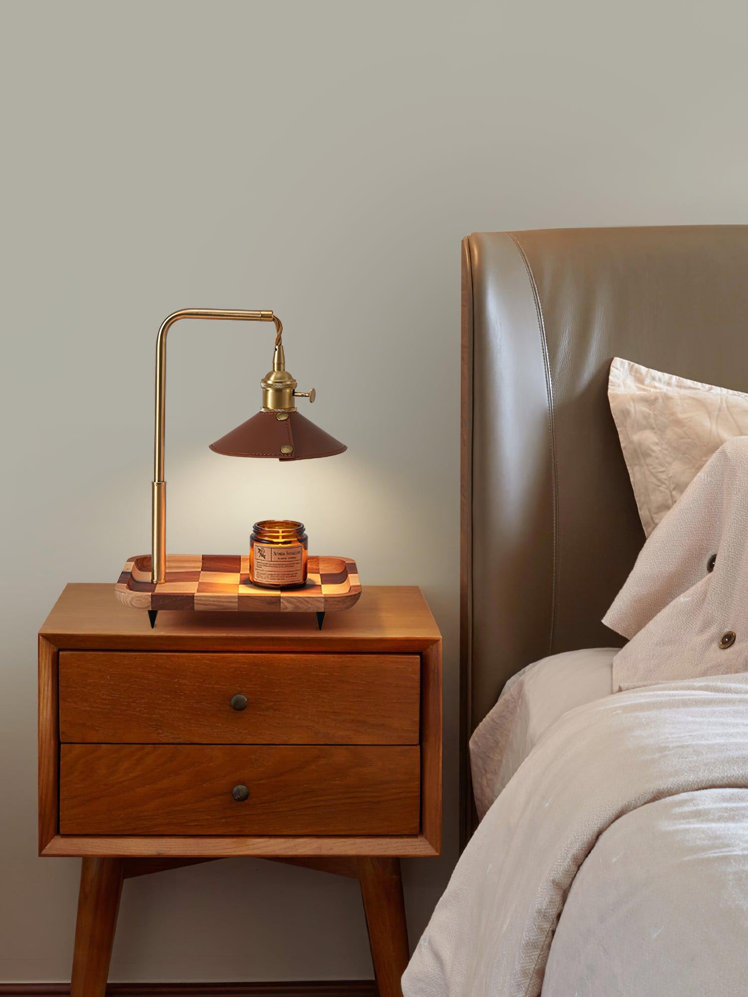Aol Modern Wood Table Lamp