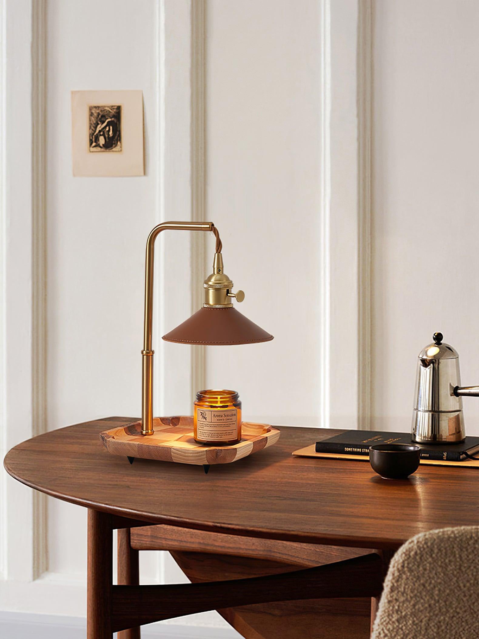 Aol Modern Wood Table Lamp