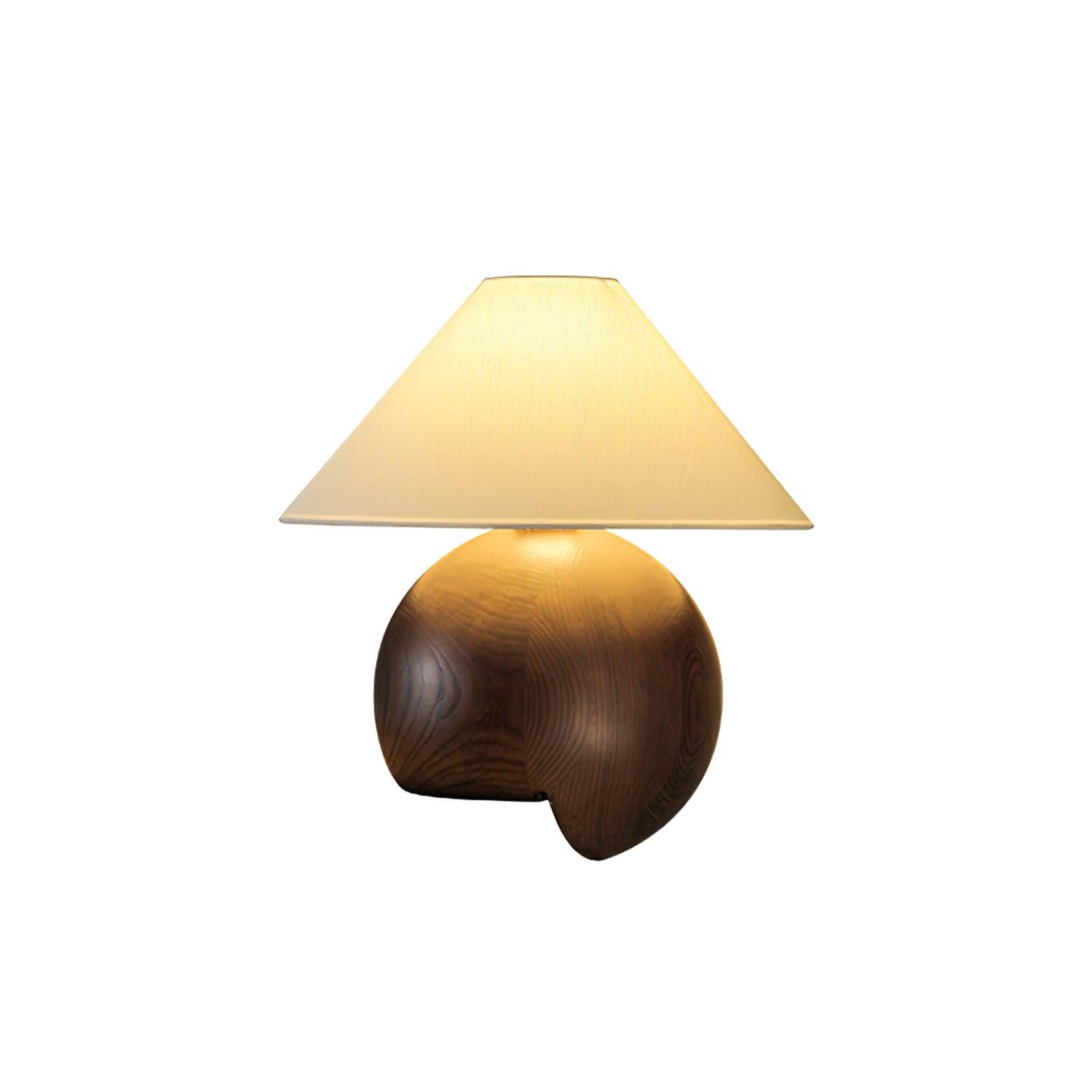 Halise Wood Organic Table Lamp