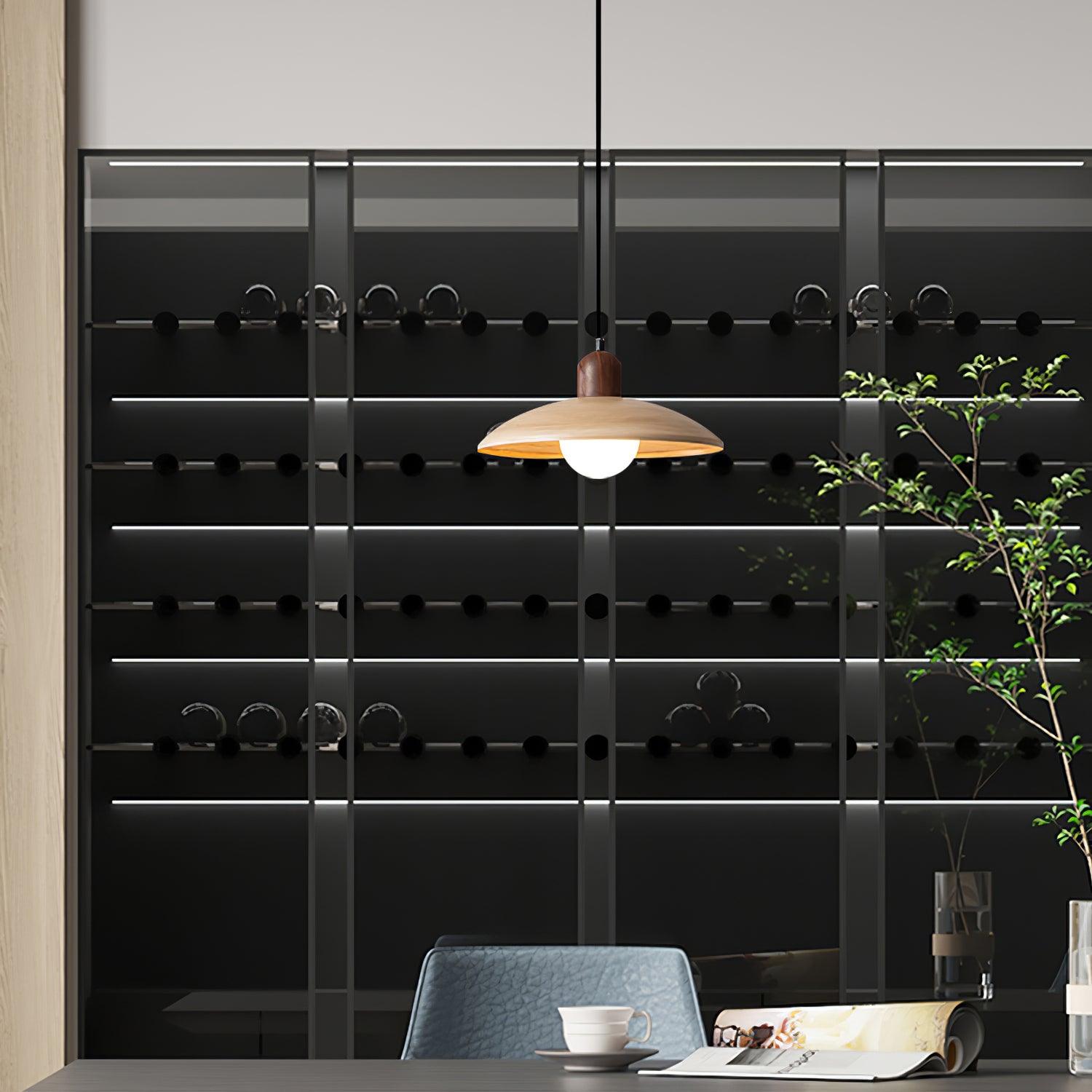 Woodora Plug-In Pendant Light - Neutral Decor