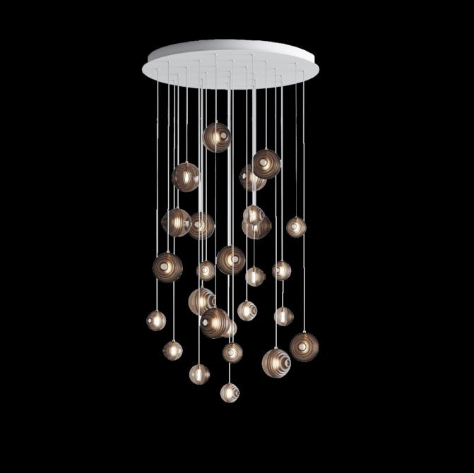 Celestial Orbit Cascade Chandelier