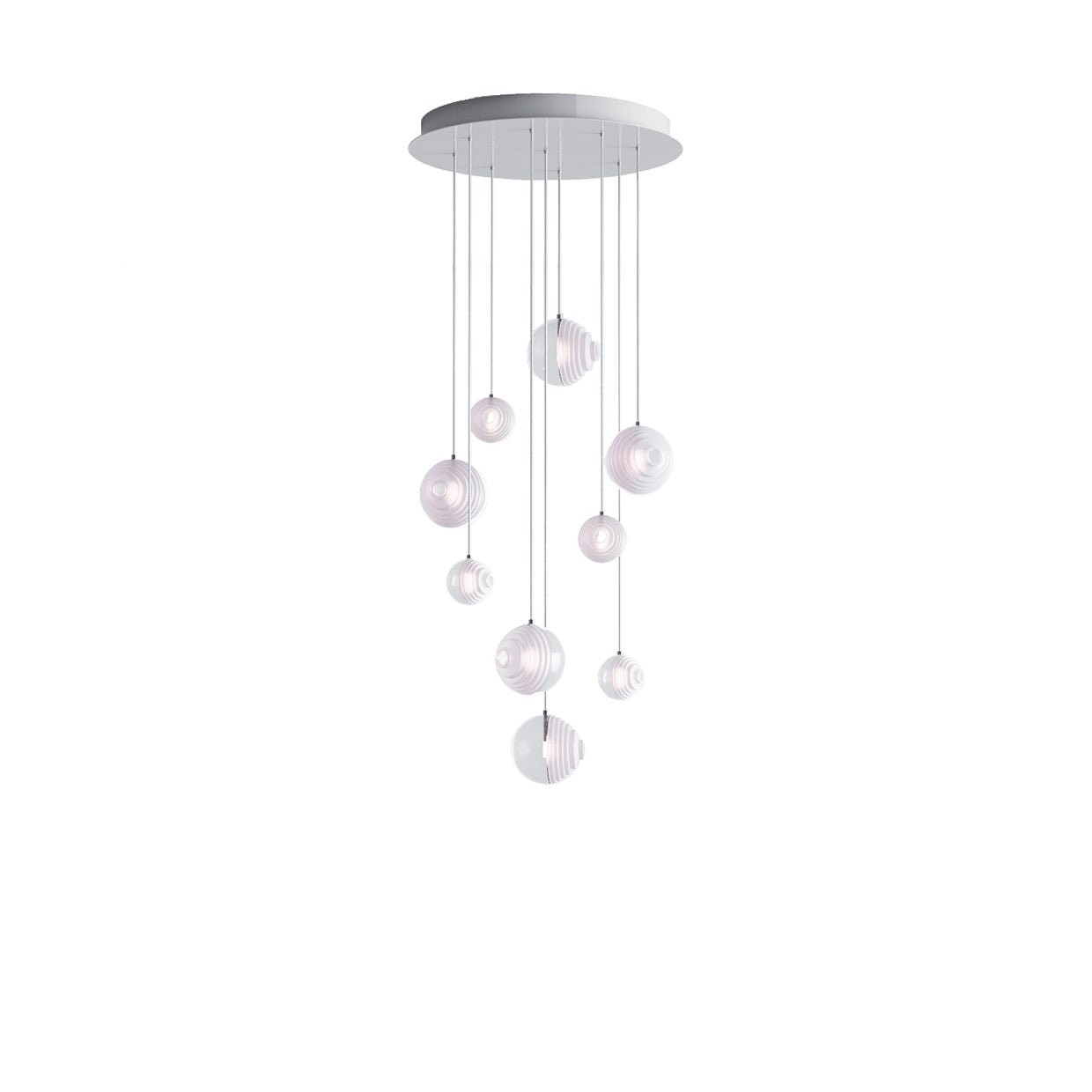 Celestial Orbit Cascade Chandelier