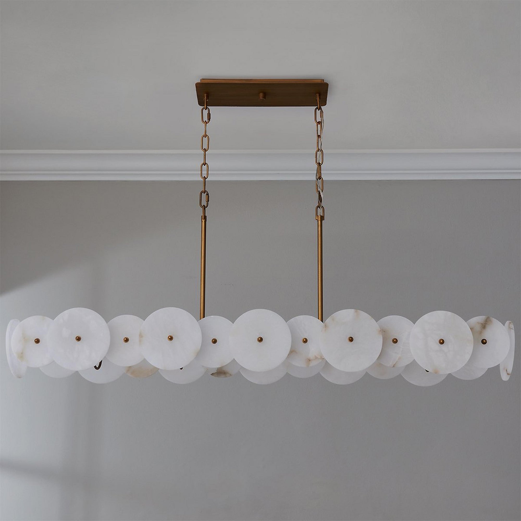 Avenoena Linear Alabaster Chandelier