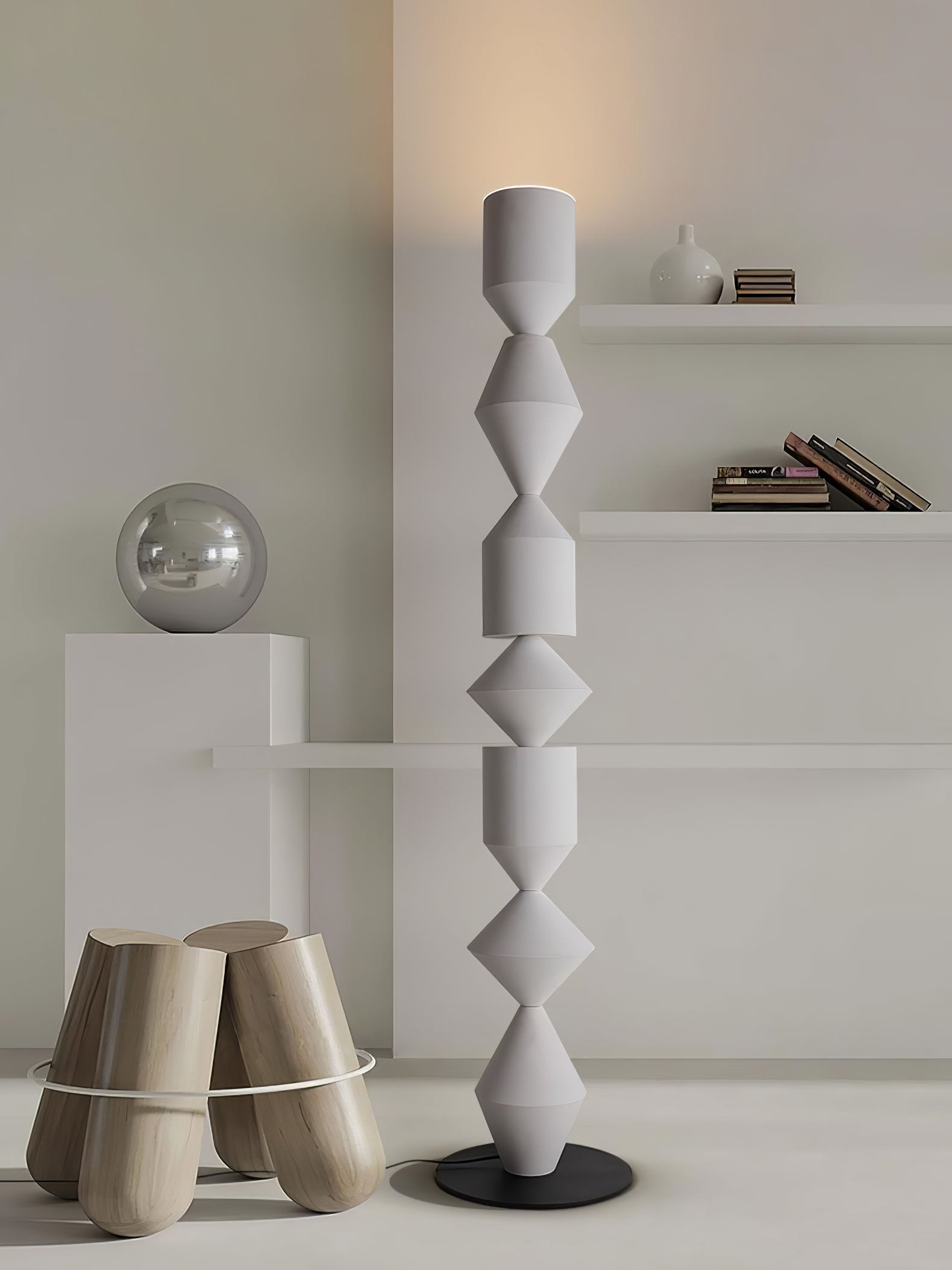 Drisen Minimalist Wood Floor Lamp