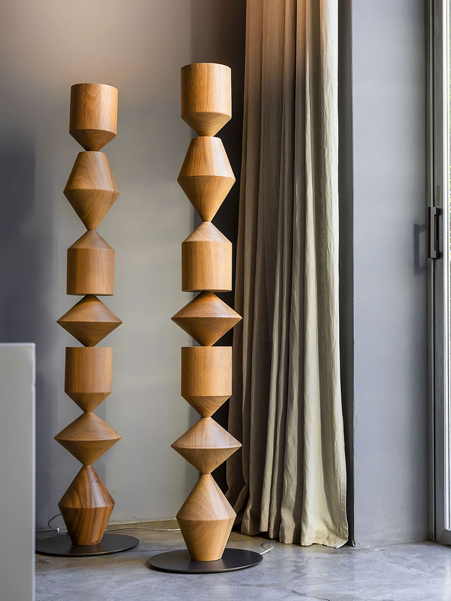 Drisen Minimalist Wood Floor Lamp