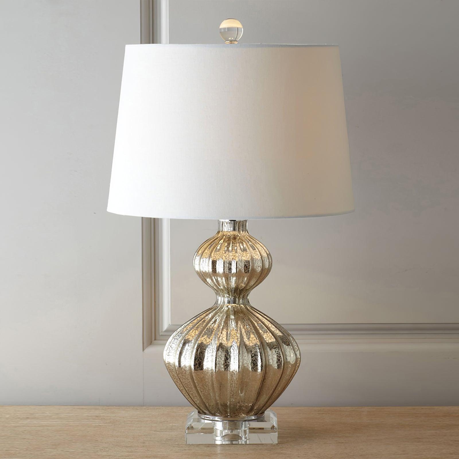 Gloria Elegant Glass Table Lamp