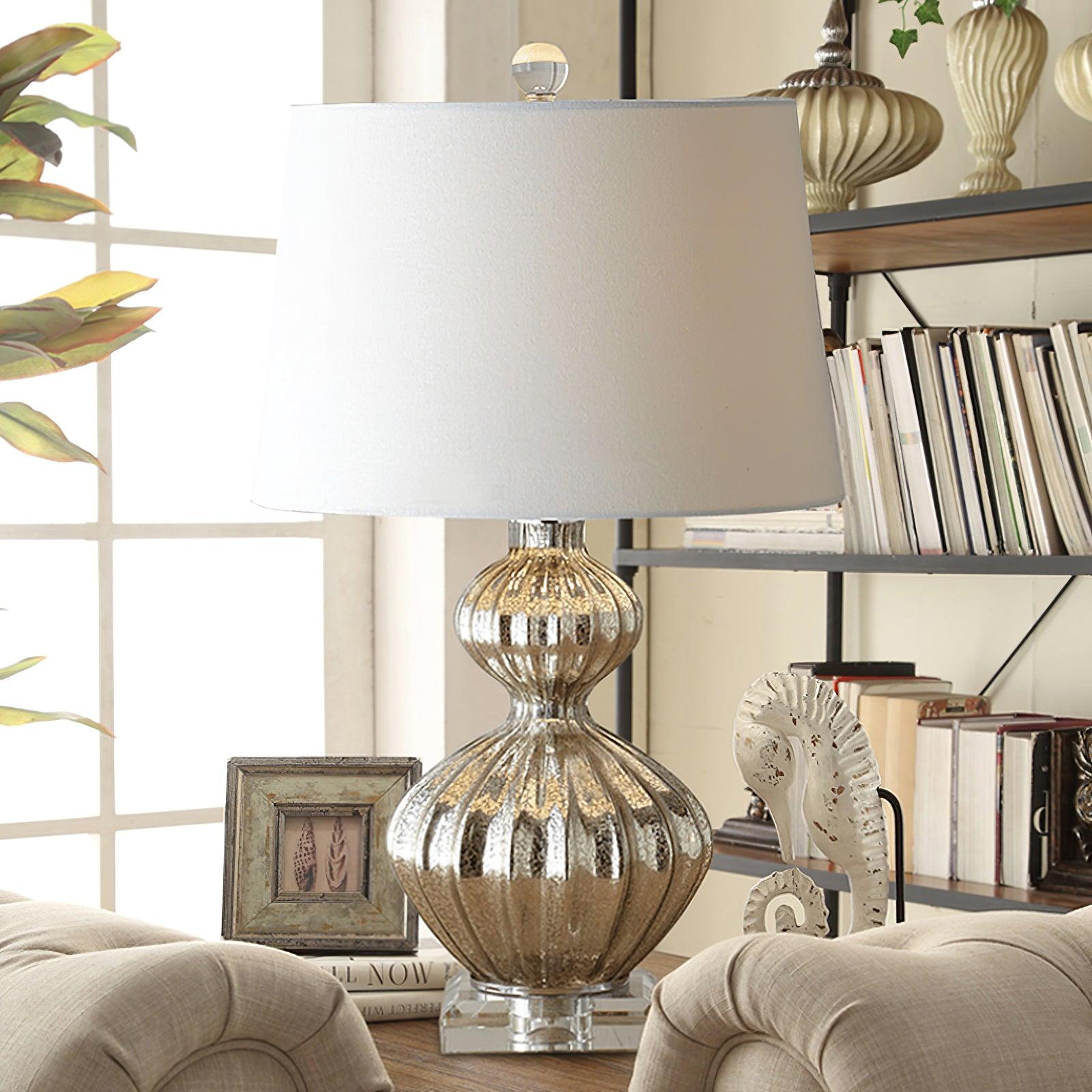Gloria Elegant Glass Table Lamp