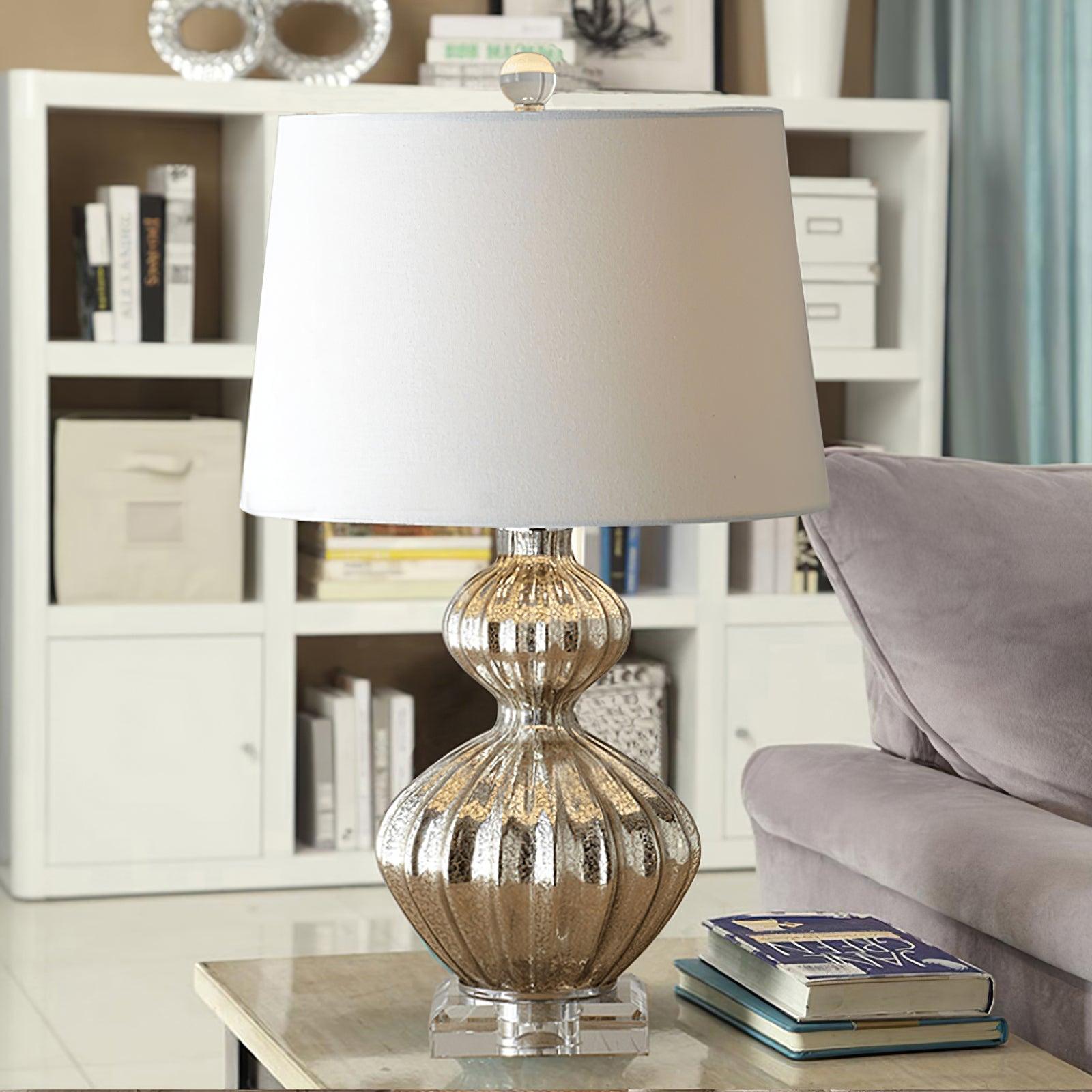 Gloria Elegant Glass Table Lamp