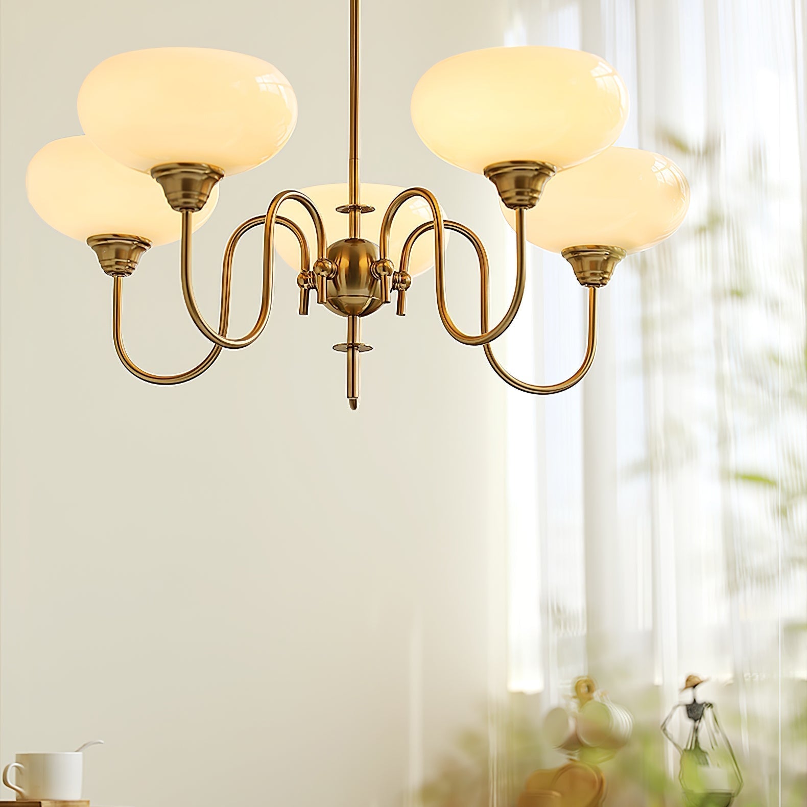 Pavenor Creamy Persimmon Chandelier
