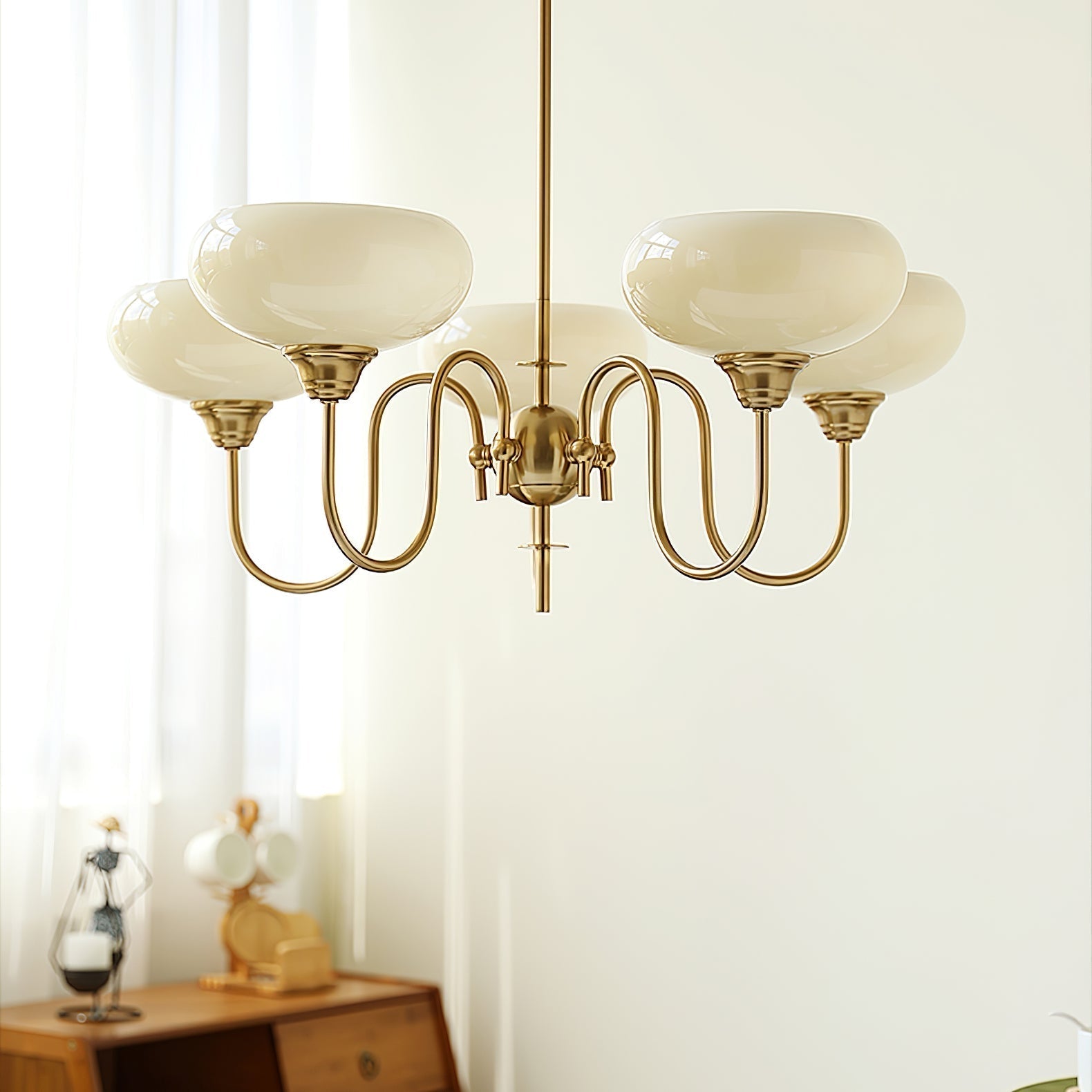 Pavenor Creamy Persimmon Chandelier