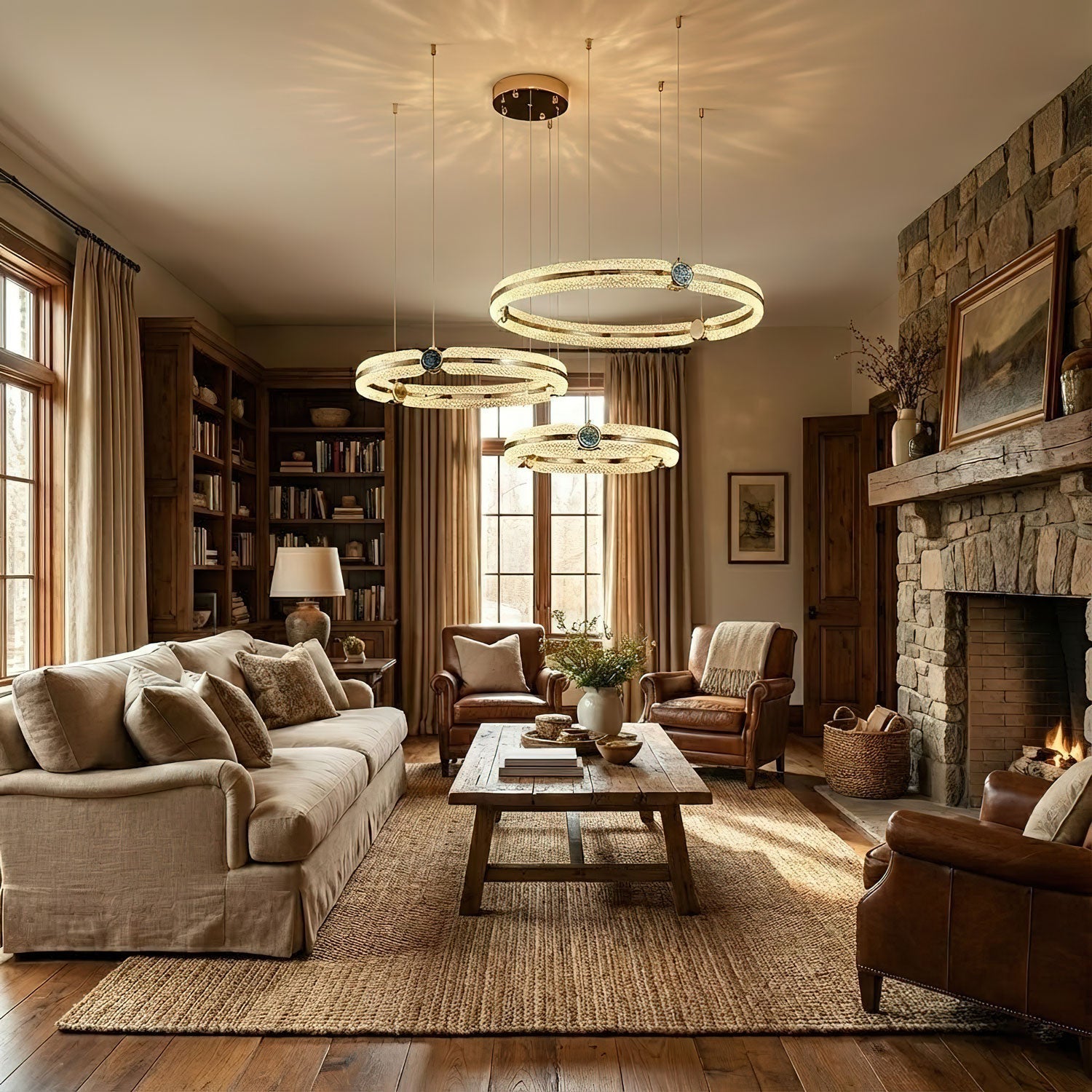 Lumoelle Halo Chandelier