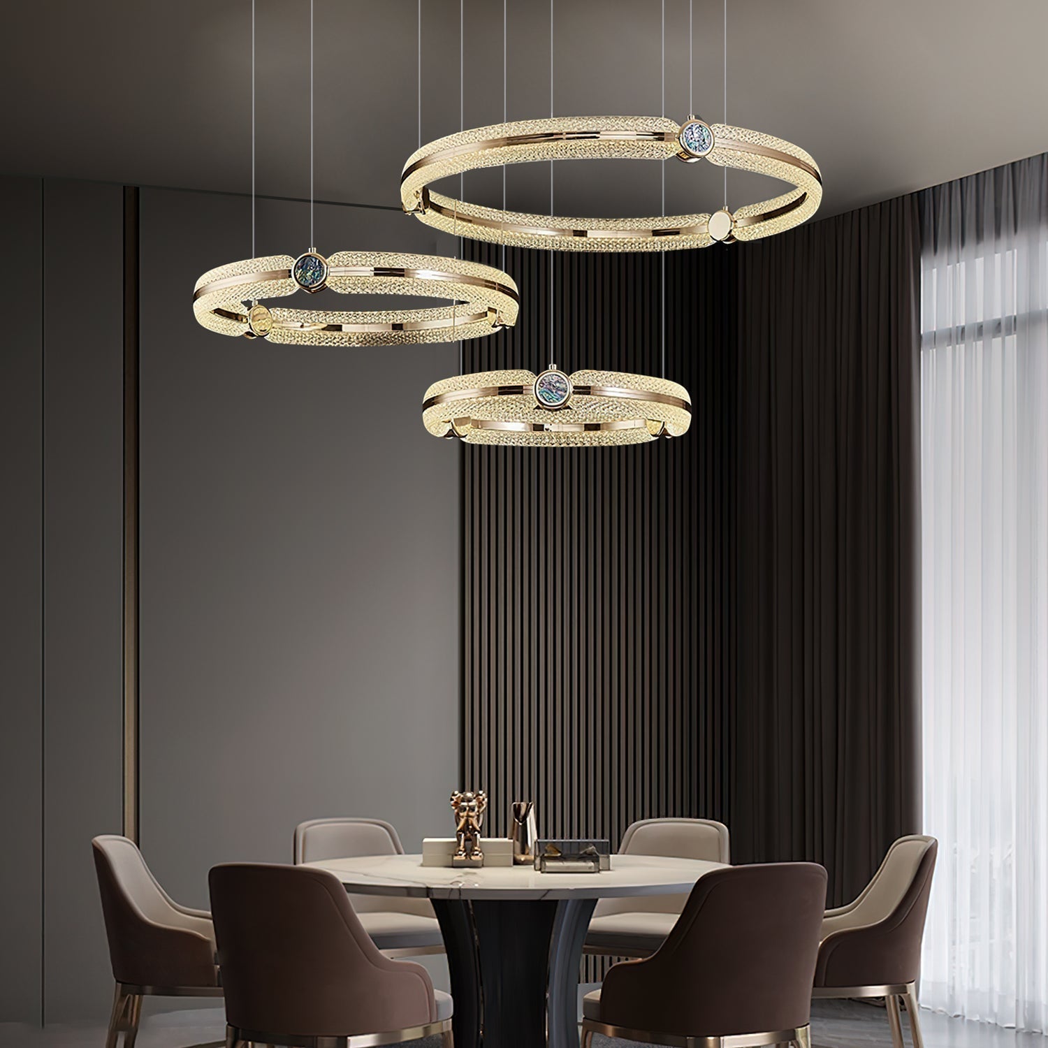 Lumoelle Halo Chandelier