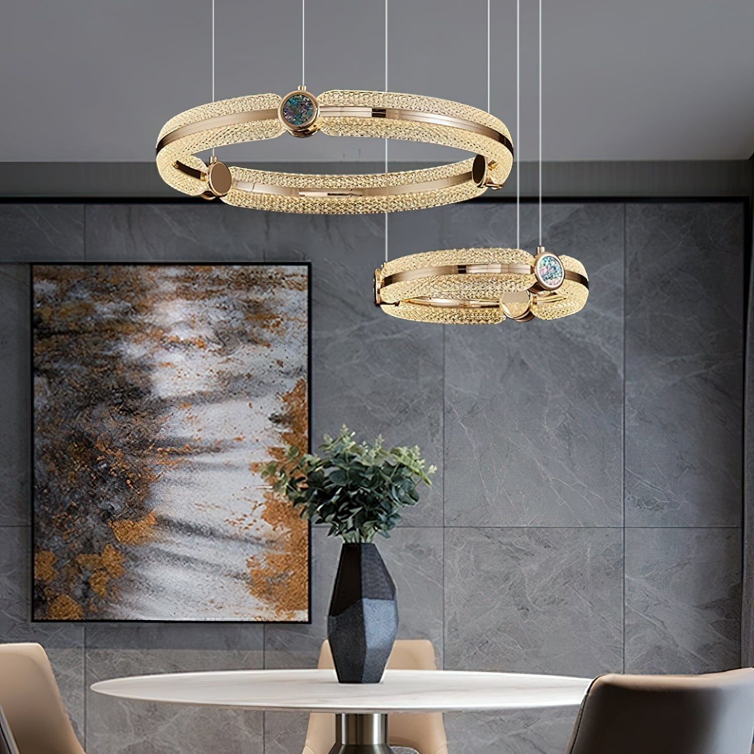 Lumoelle Halo Chandelier