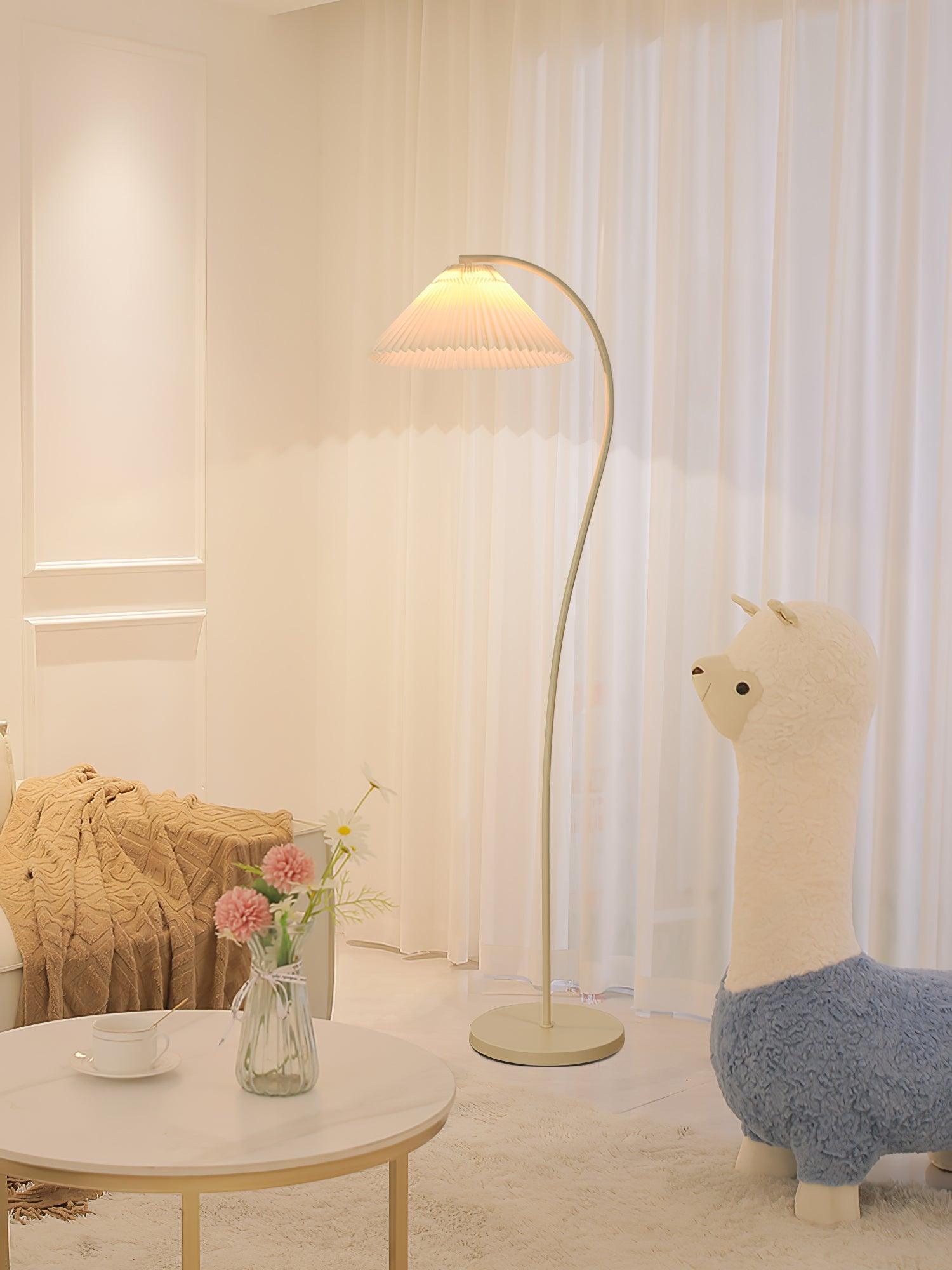 Fyrel Minimalist Fabric Floor Lamp