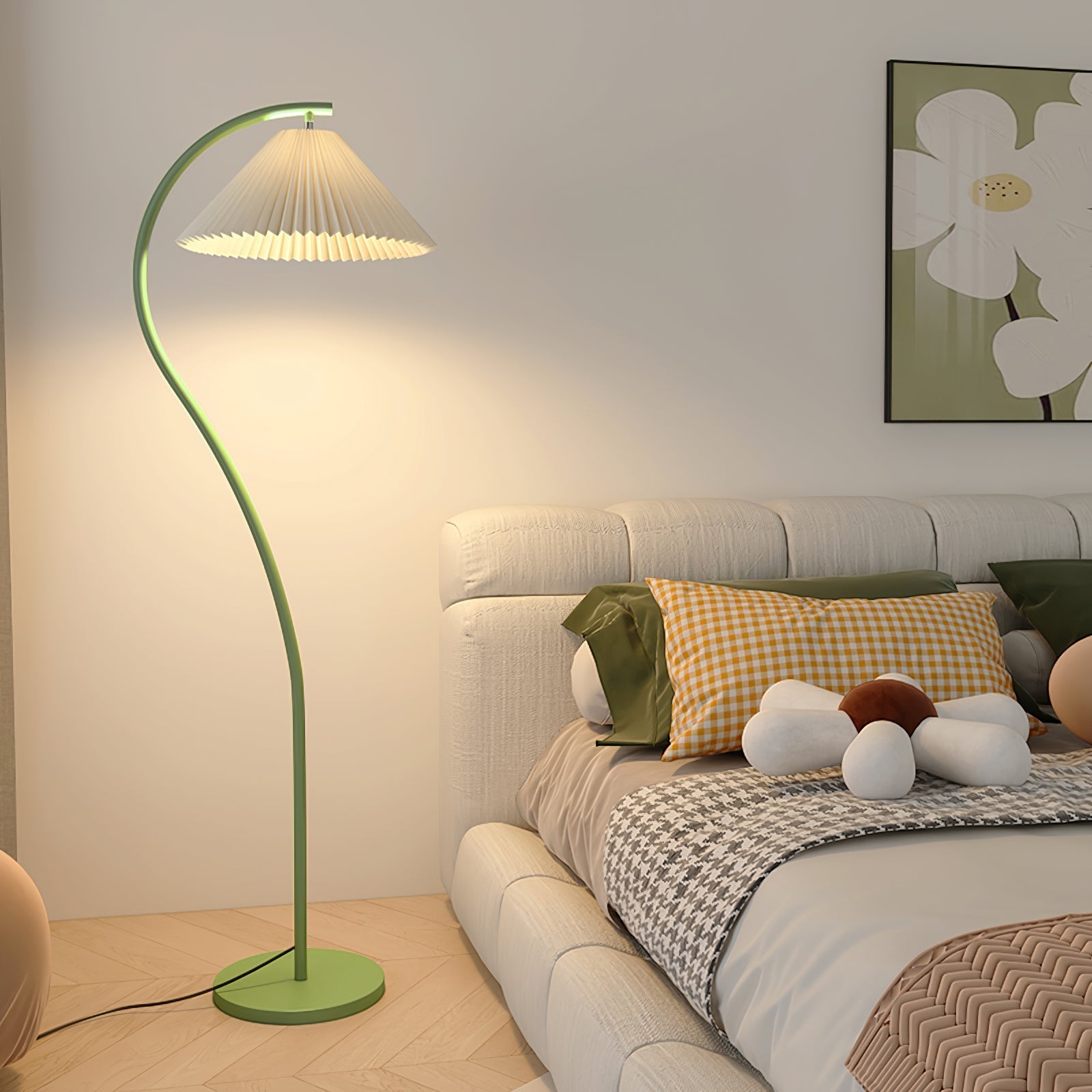 Fyrel Minimalist Fabric Floor Lamp
