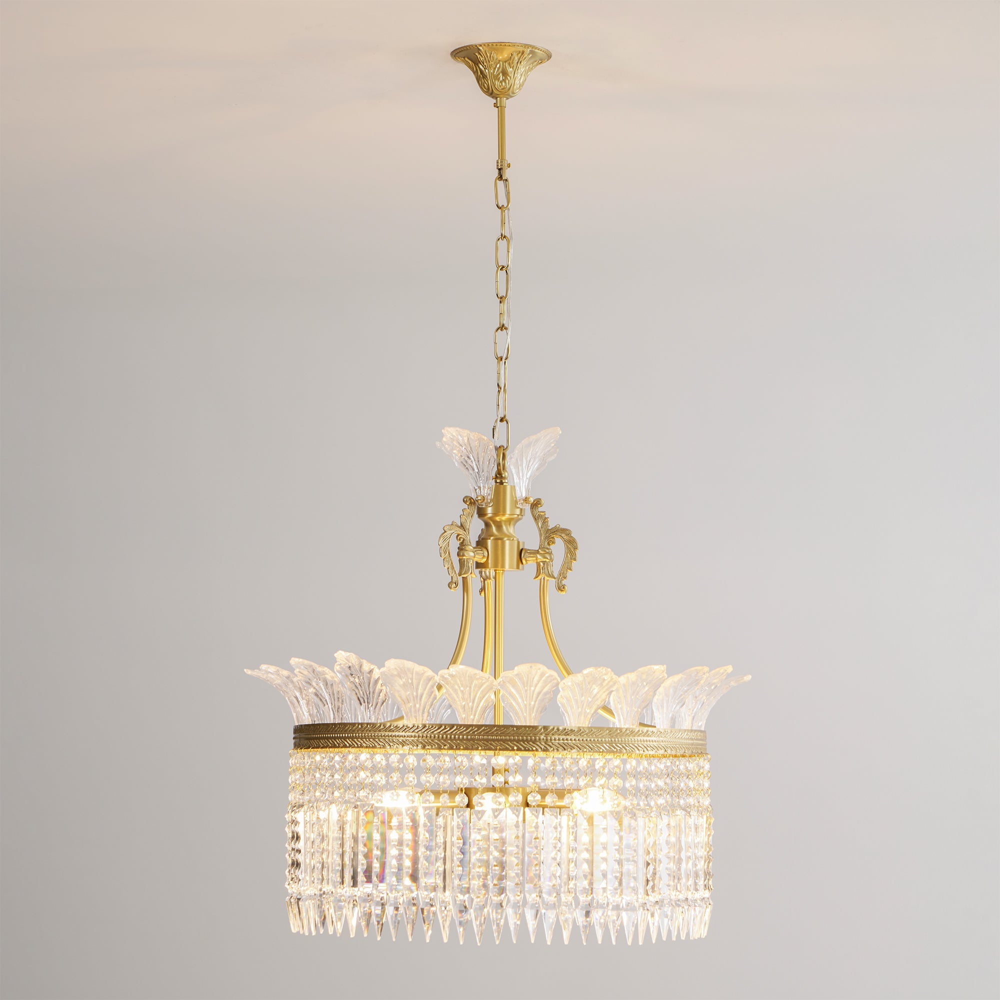 Aurevale Brass Chandelier