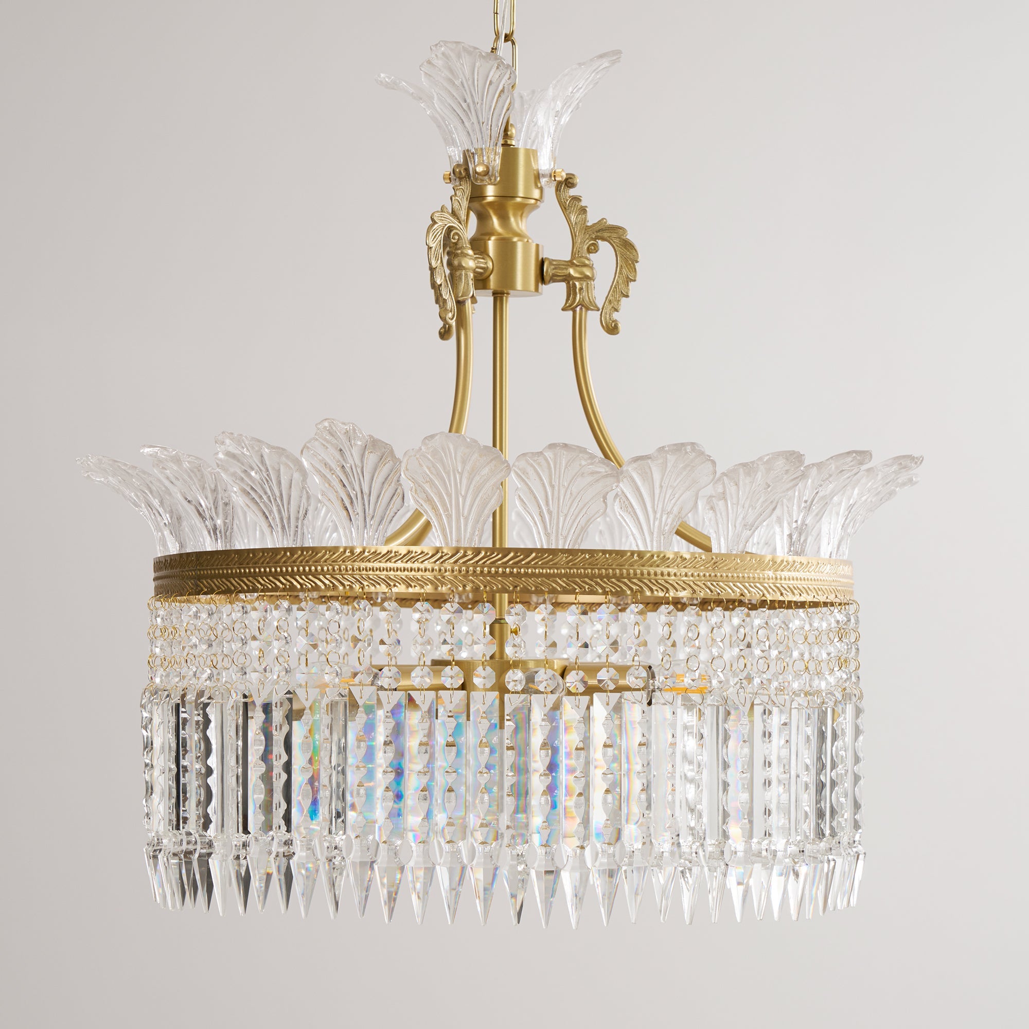 Aurevale Brass Chandelier