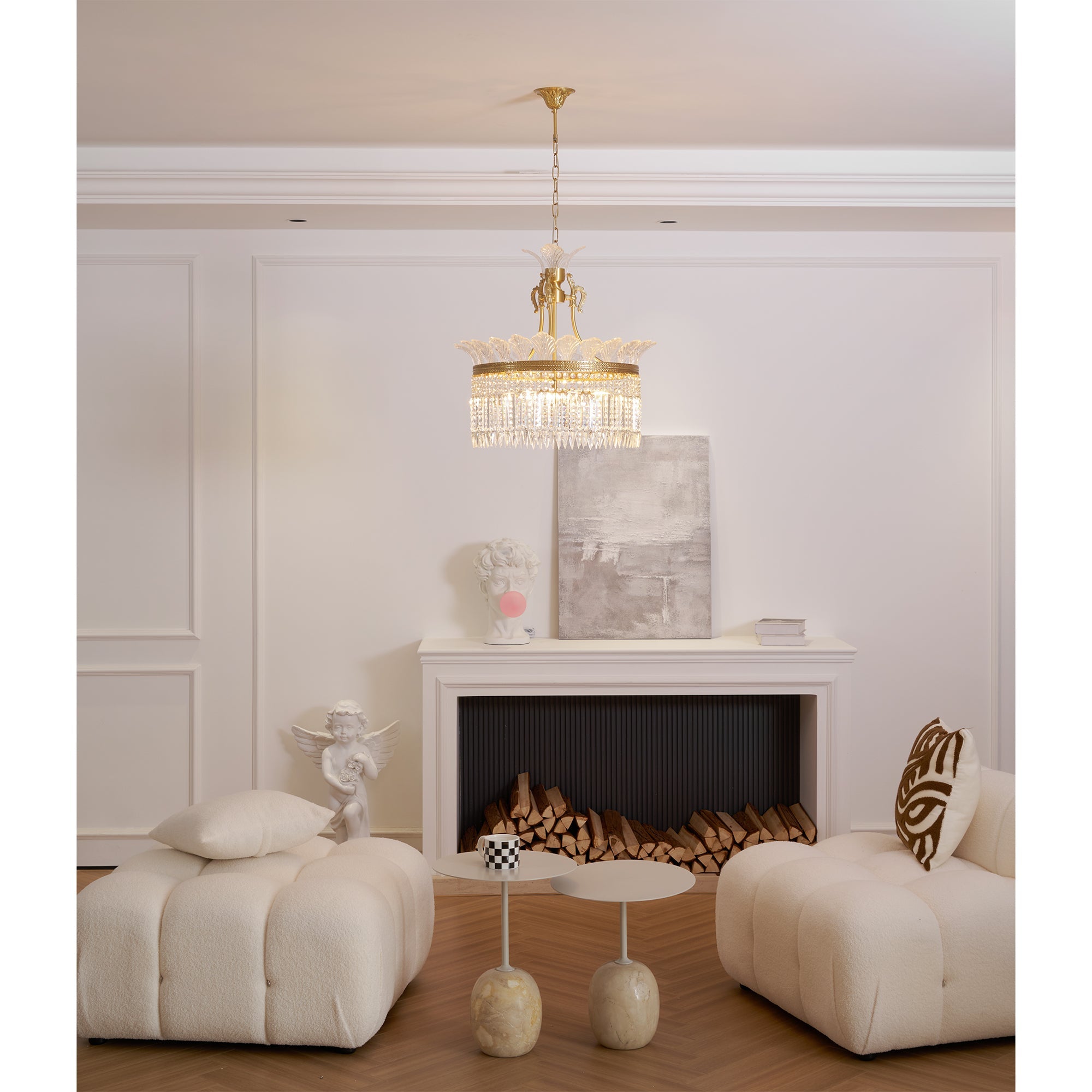 Aurevale Brass Chandelier