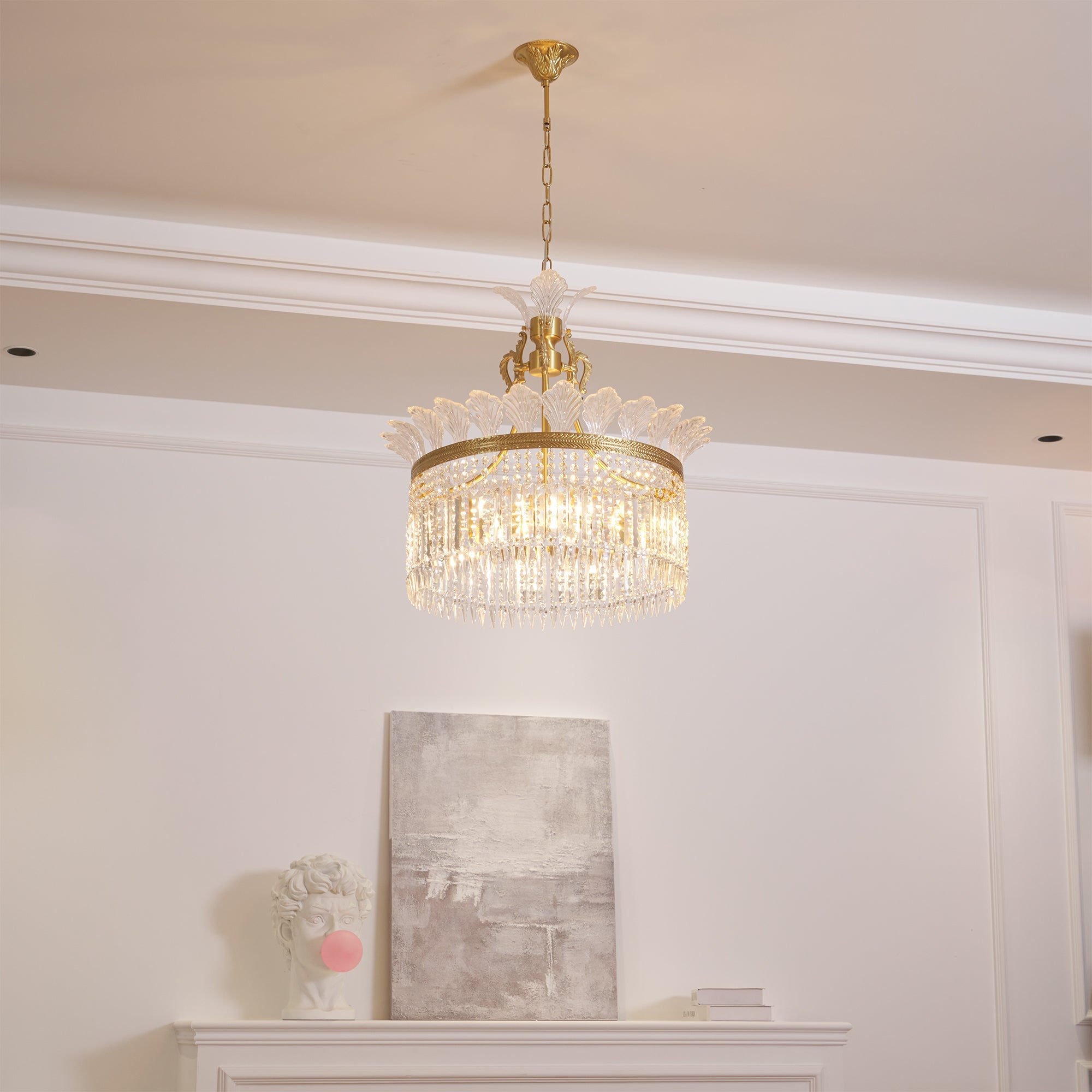 Aurevale Brass Chandelier