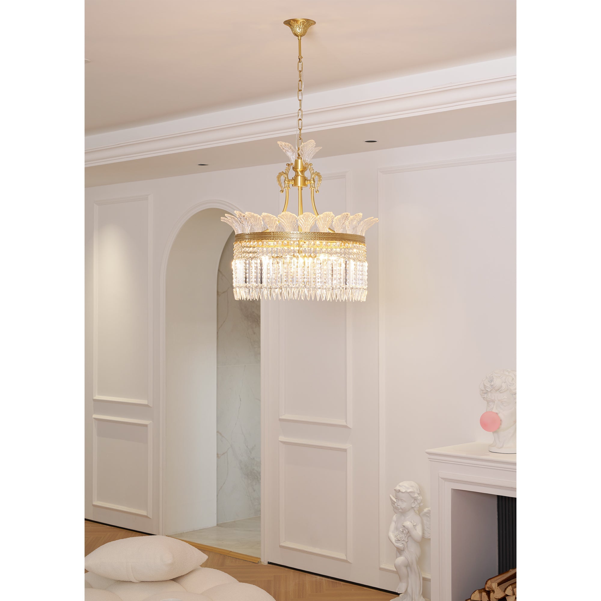 Aurevale Brass Chandelier