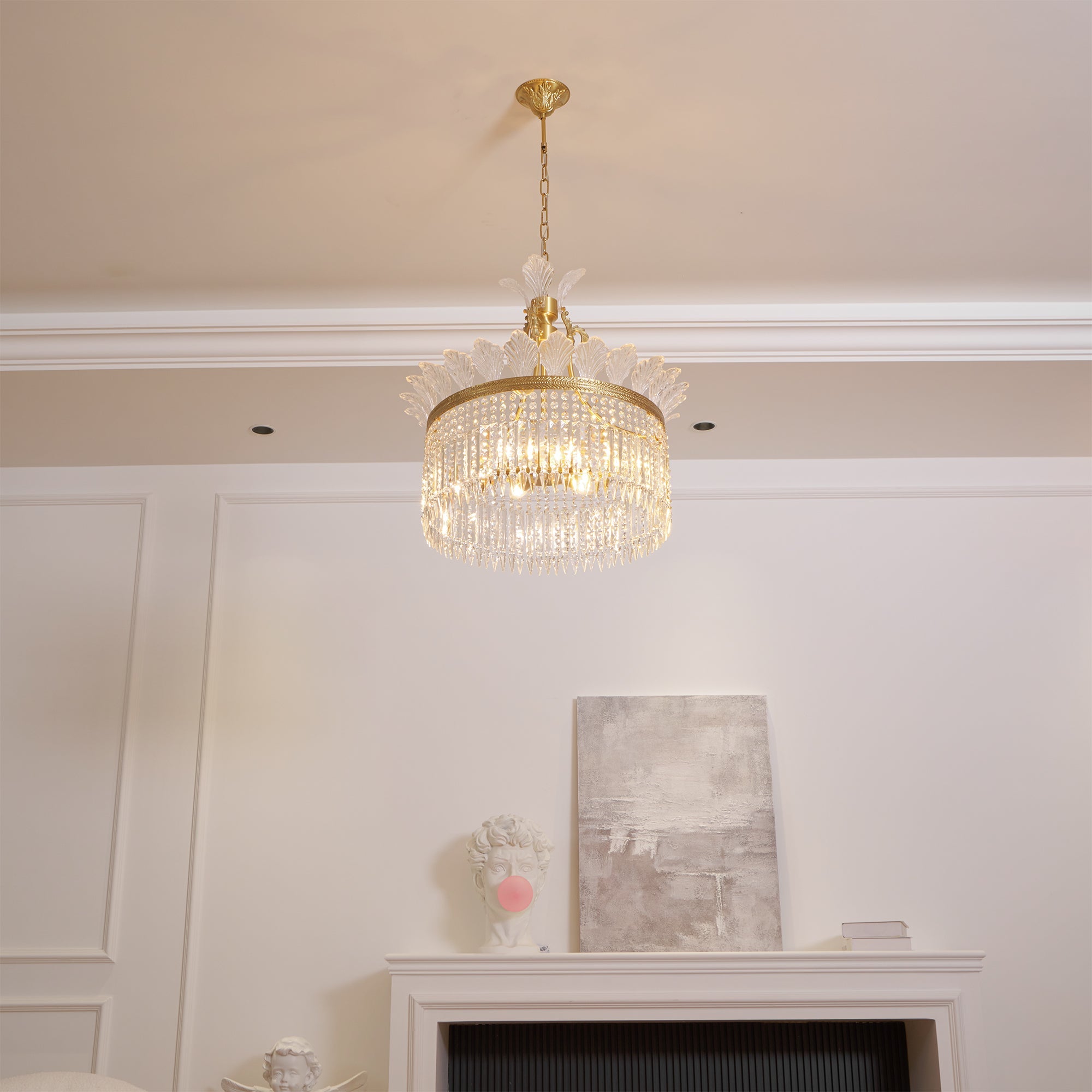 Aurevale Brass Chandelier