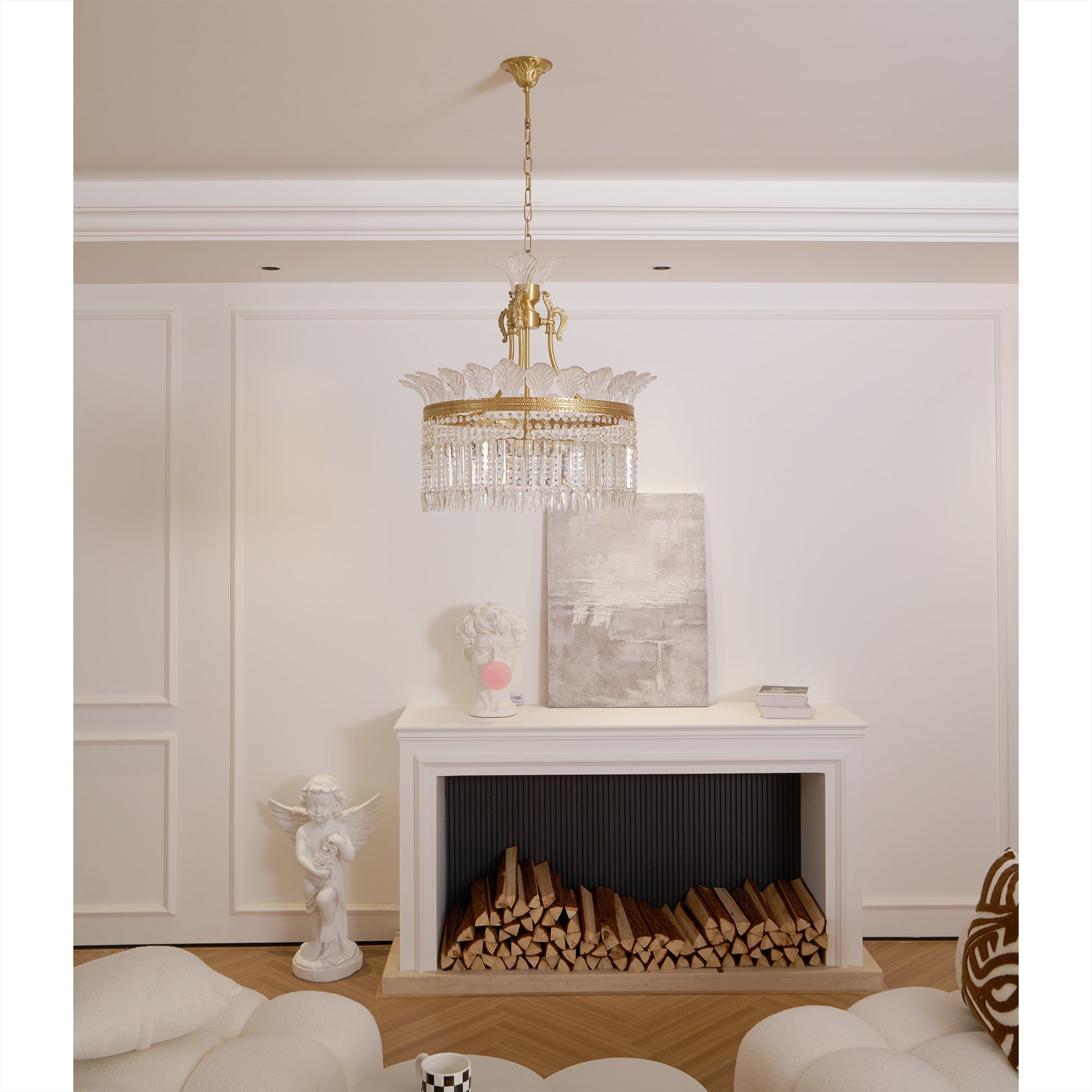 Aurevale Brass Chandelier