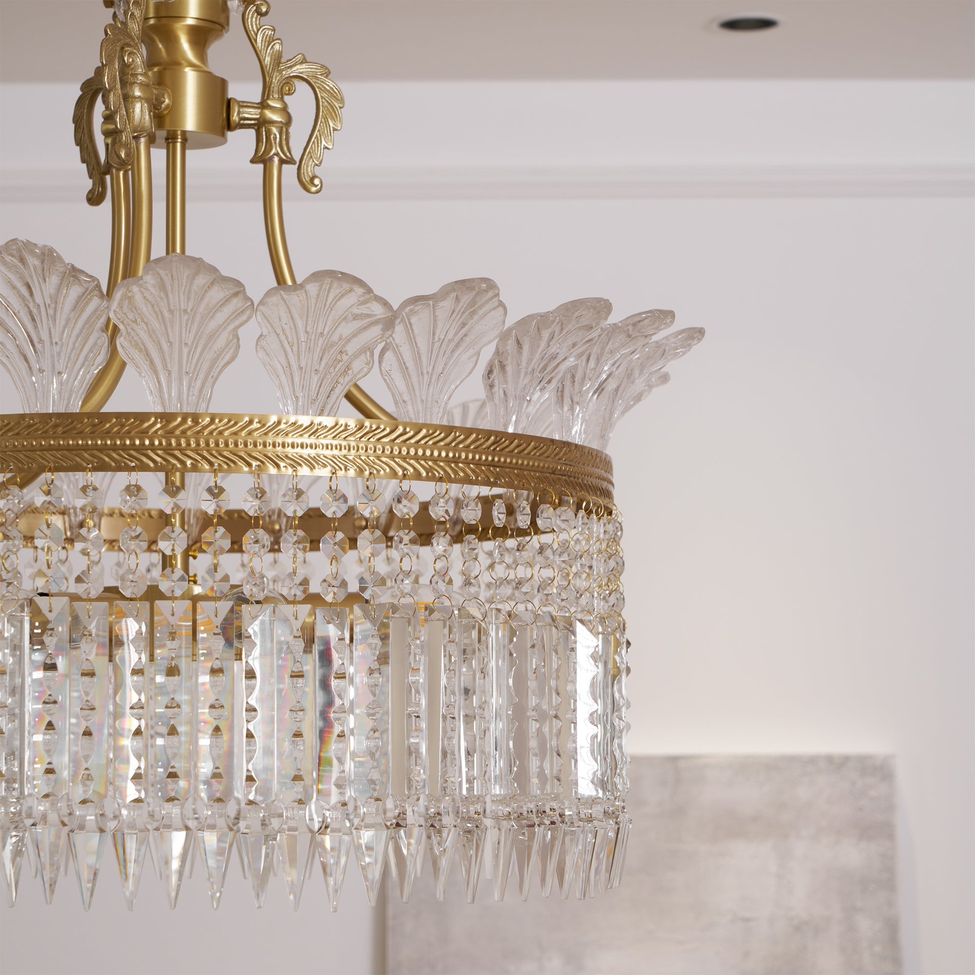 Aurevale Brass Chandelier