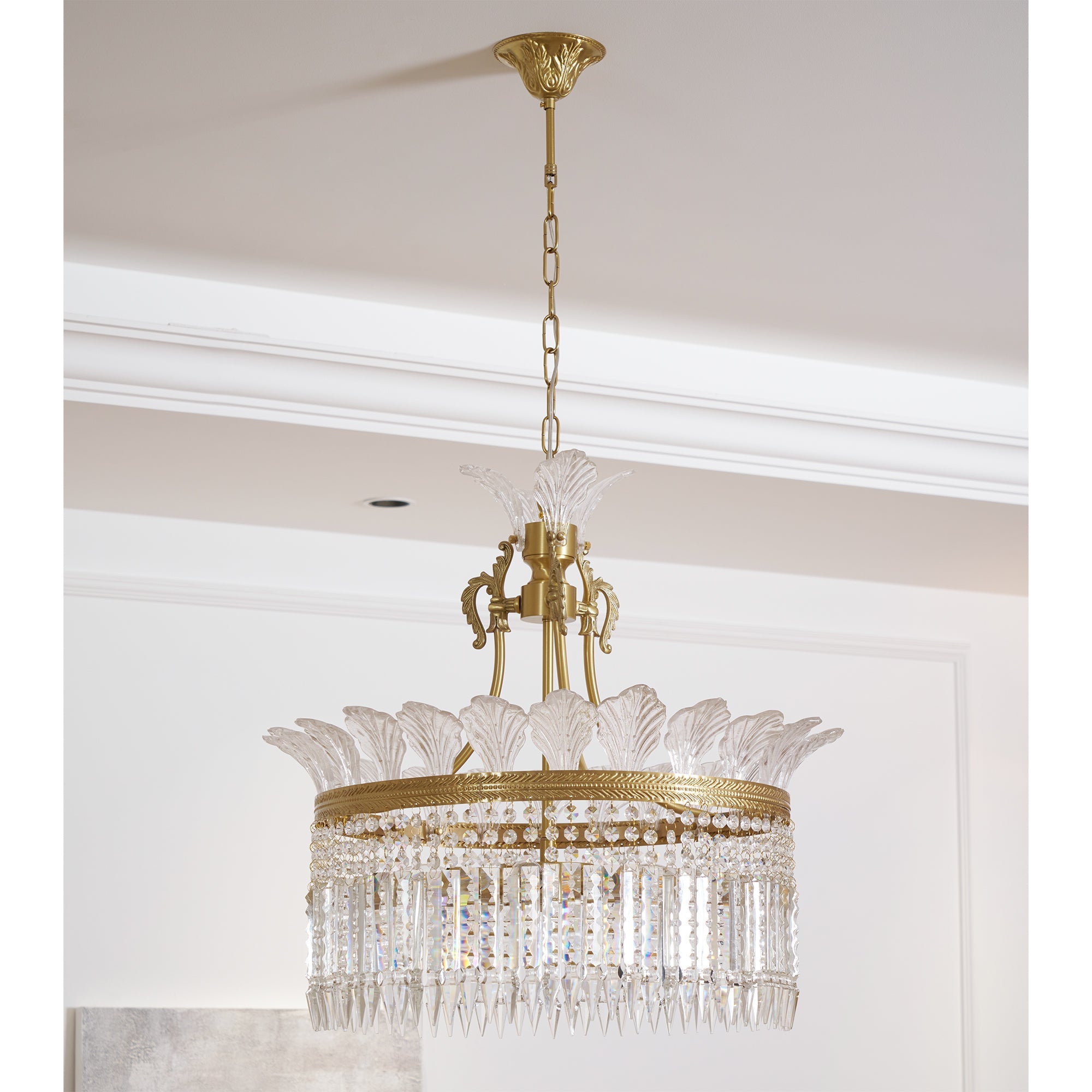 Aurevale Brass Chandelier
