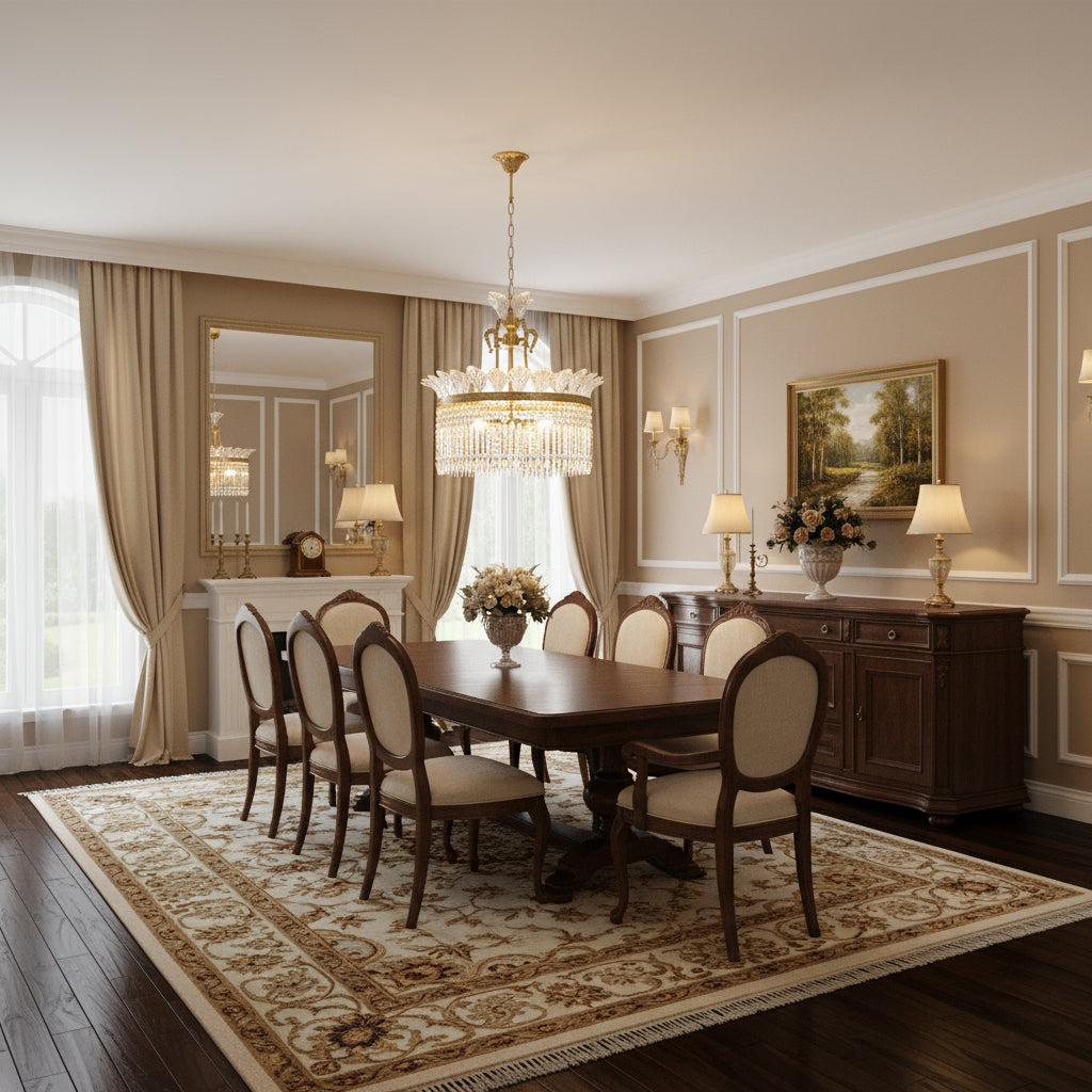 Aurevale Brass Chandelier