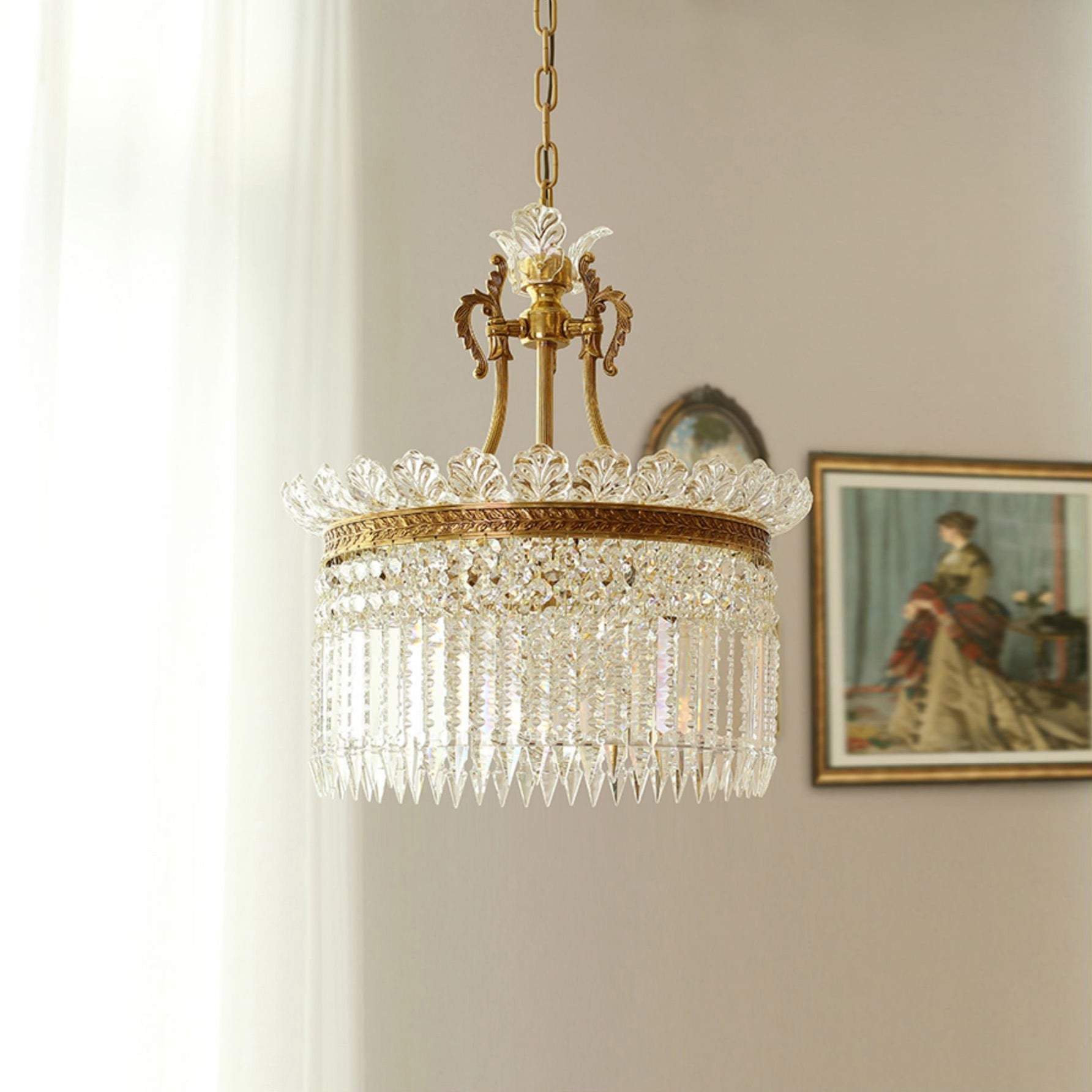 Aurevale Brass Chandelier