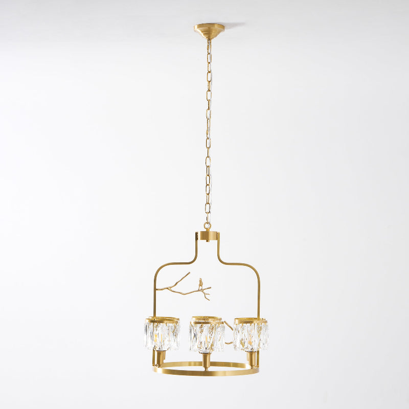 Briarmere Crystal Bird Chandelier