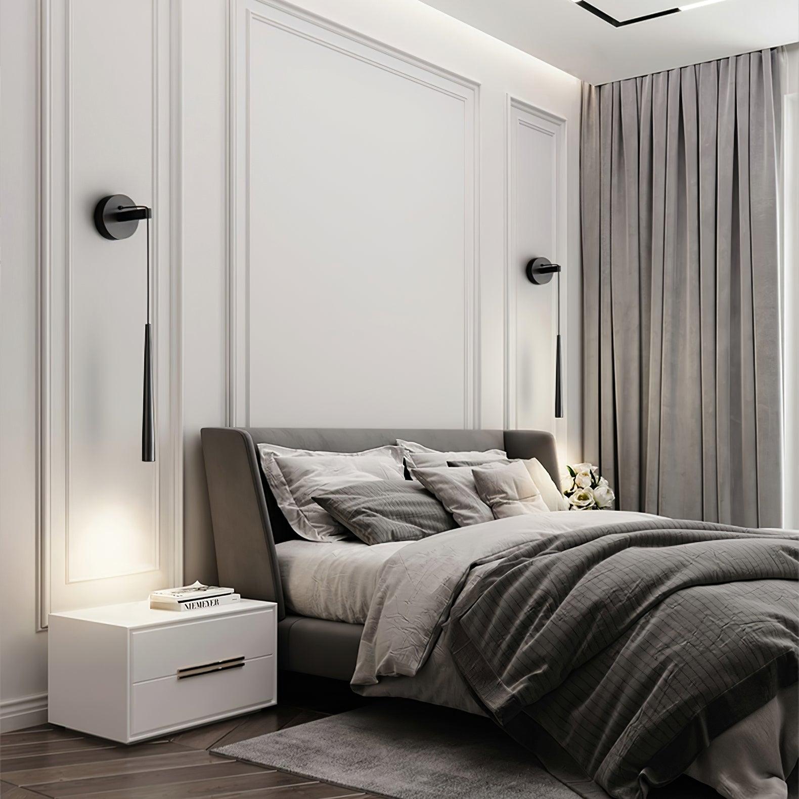Dava Modern Minimalist Conical Crystal Wall Lamp