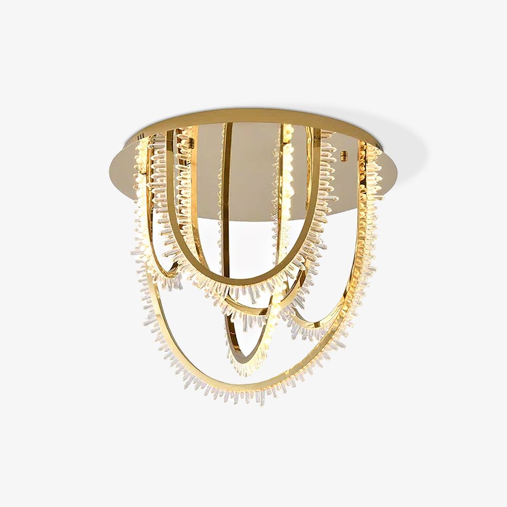 Crystal Individual Creativity Corde Crystal Ceiling Light