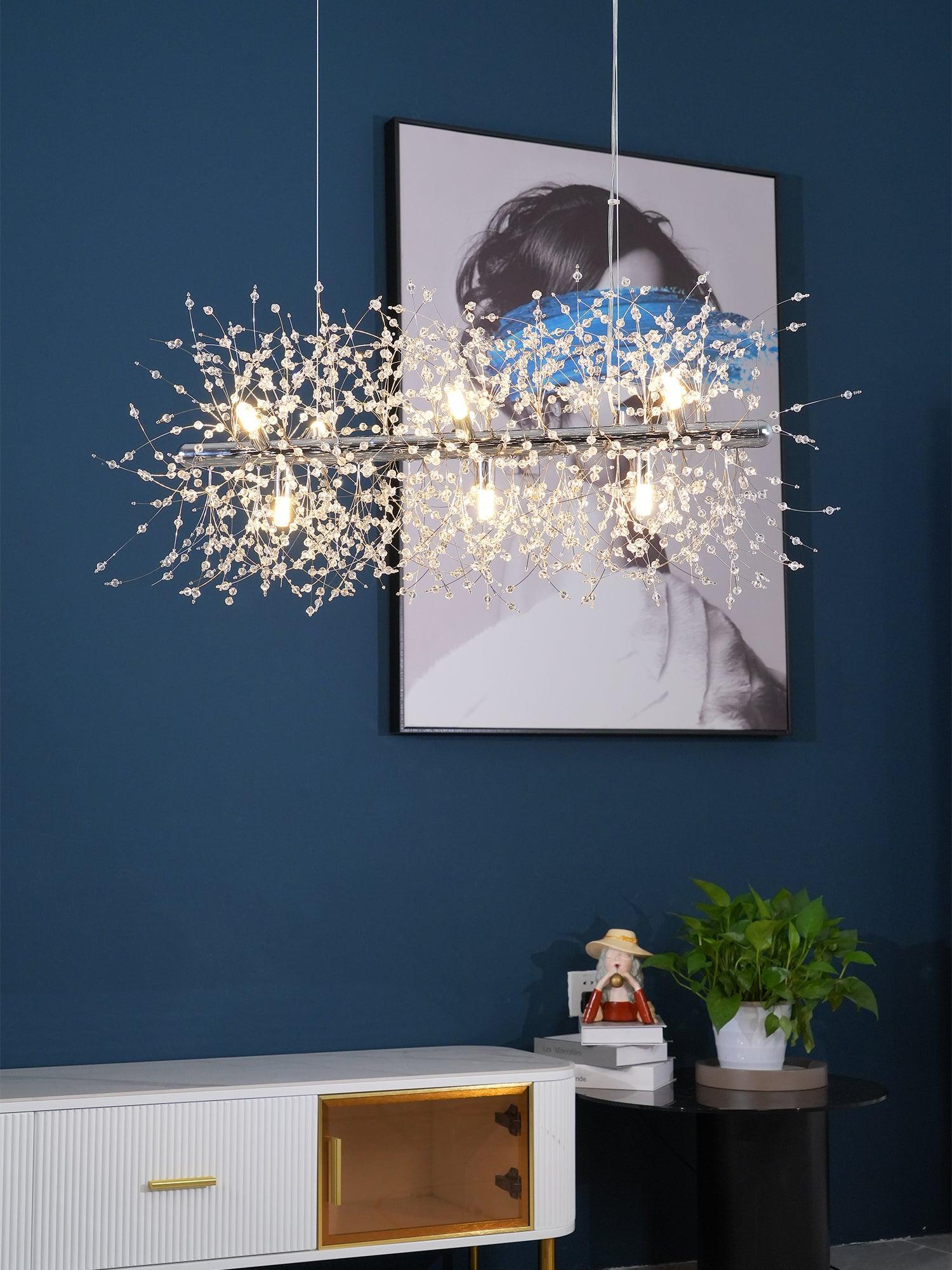 Haze Chandelier Crystal Dandelion with Crystals