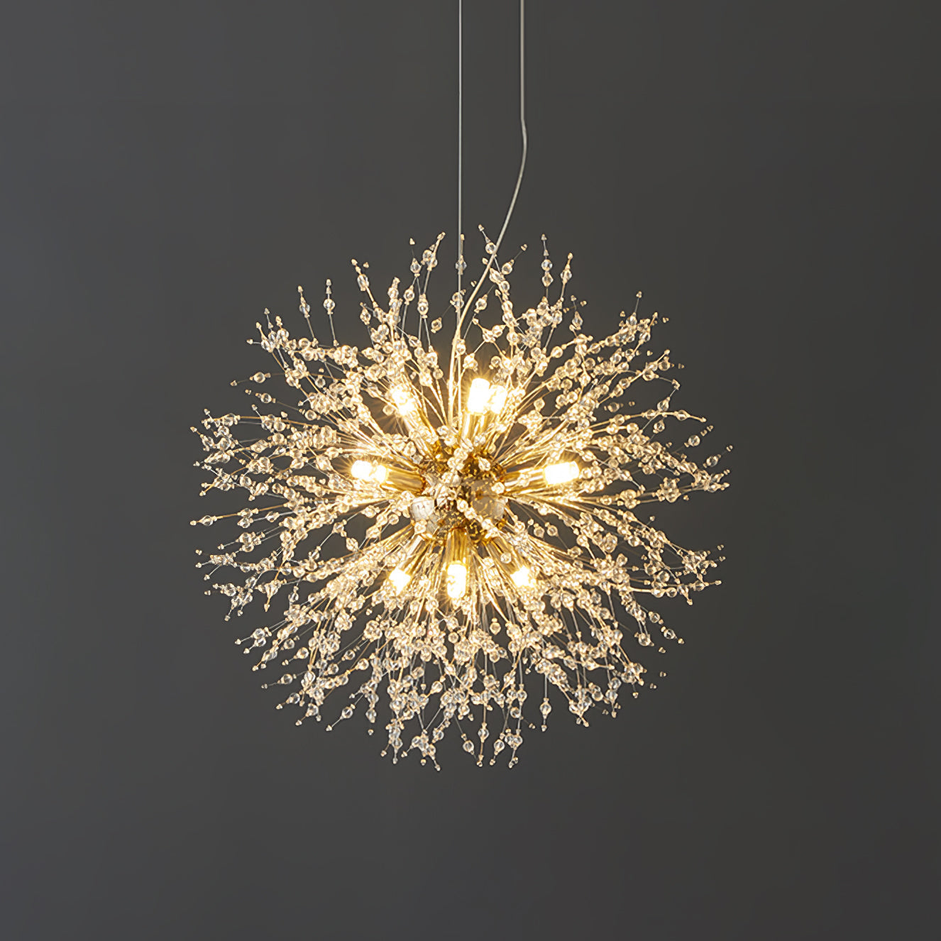 Haze Chandelier Crystal Dandelion with Crystals