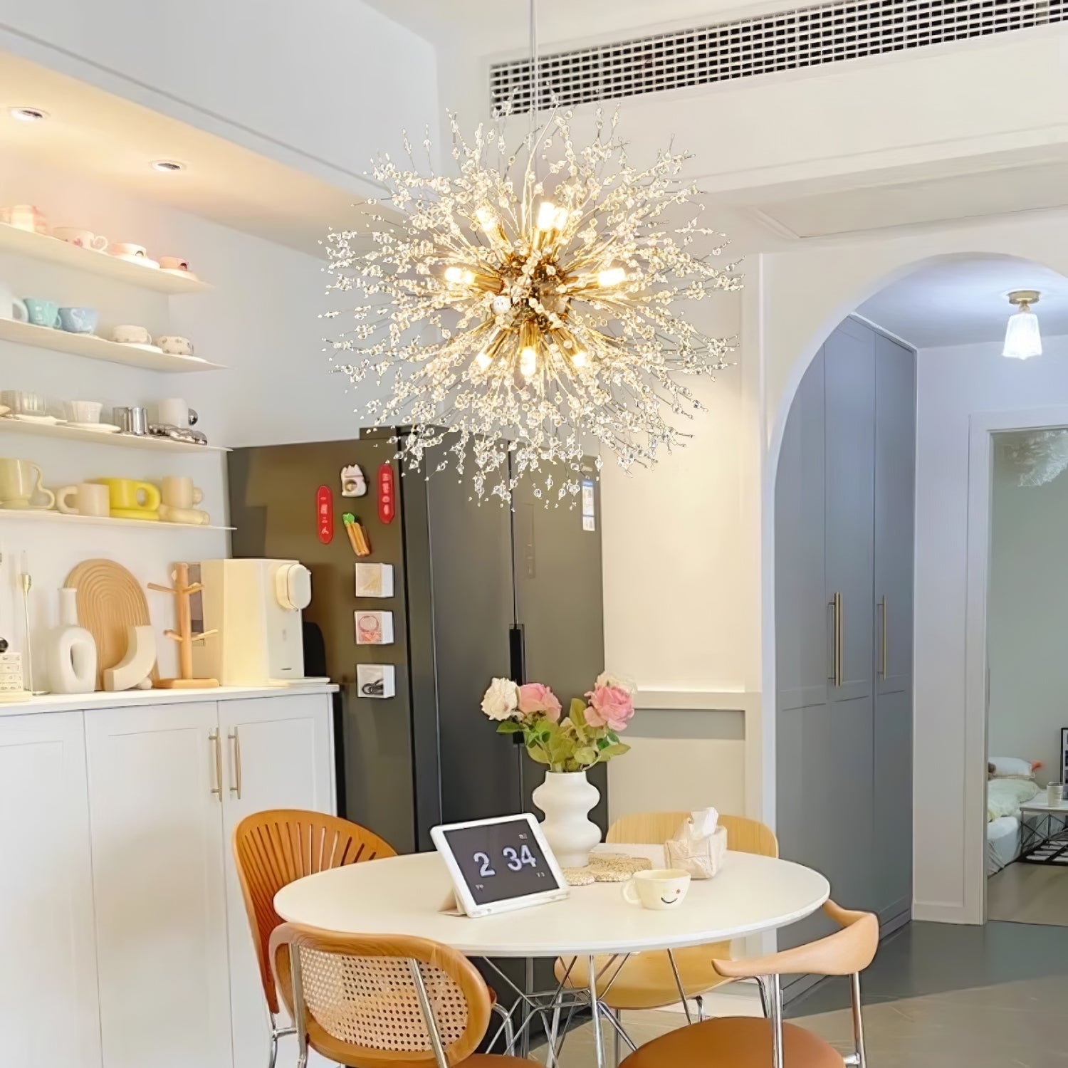 Haze Chandelier Crystal Dandelion with Crystals